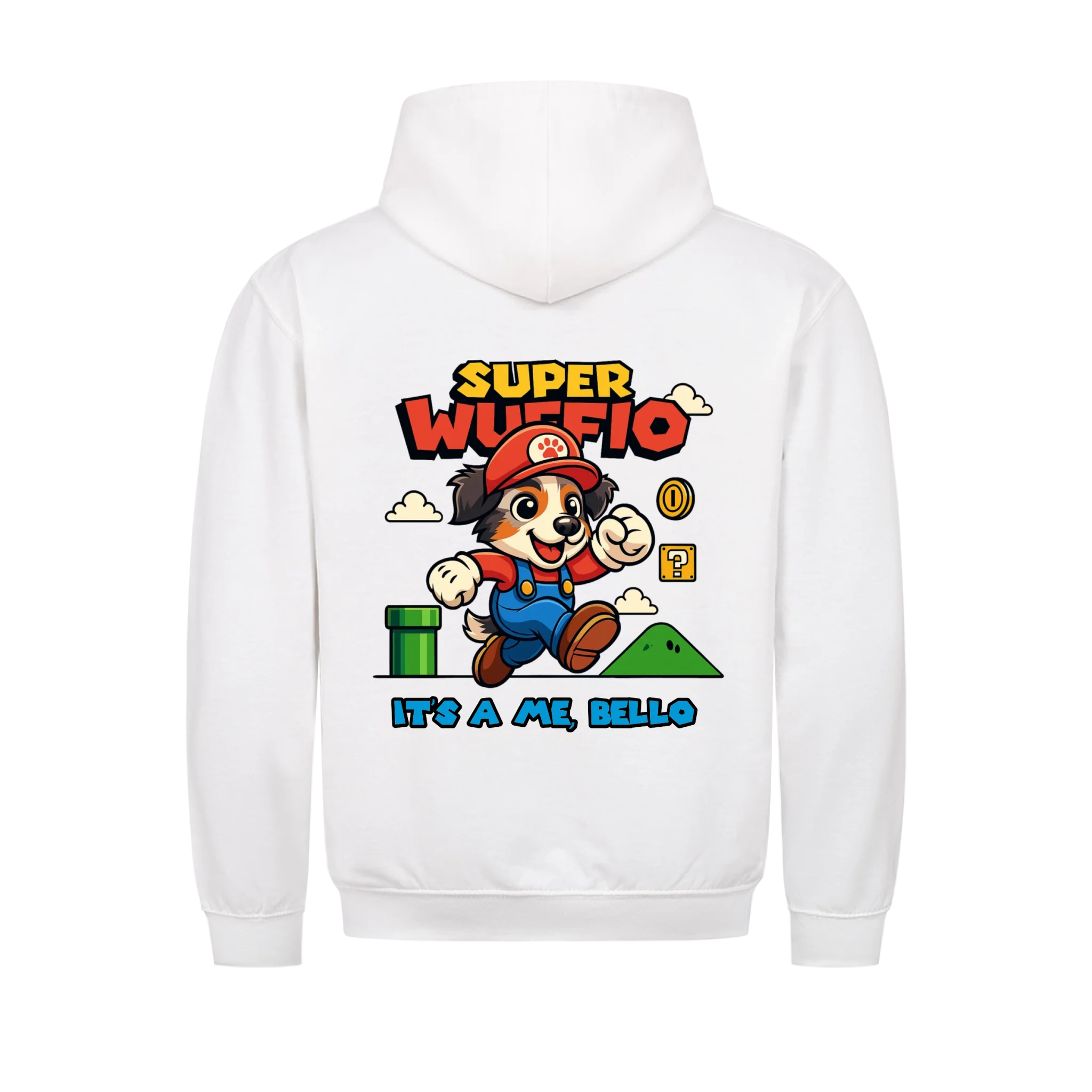 Super Wuffio (customizable) - dog as Super Mario