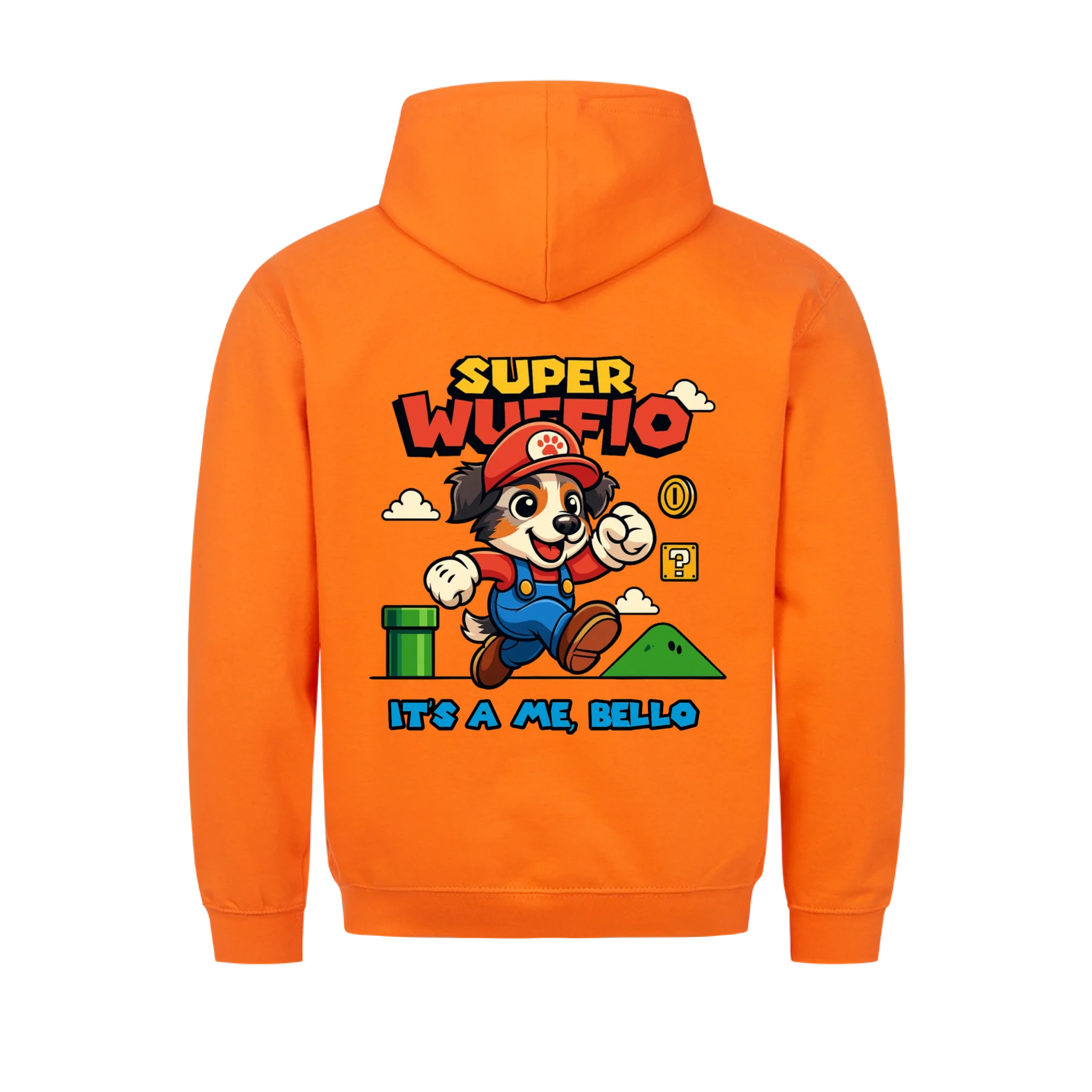 Super Wuffio (customizable) - dog as Super Mario