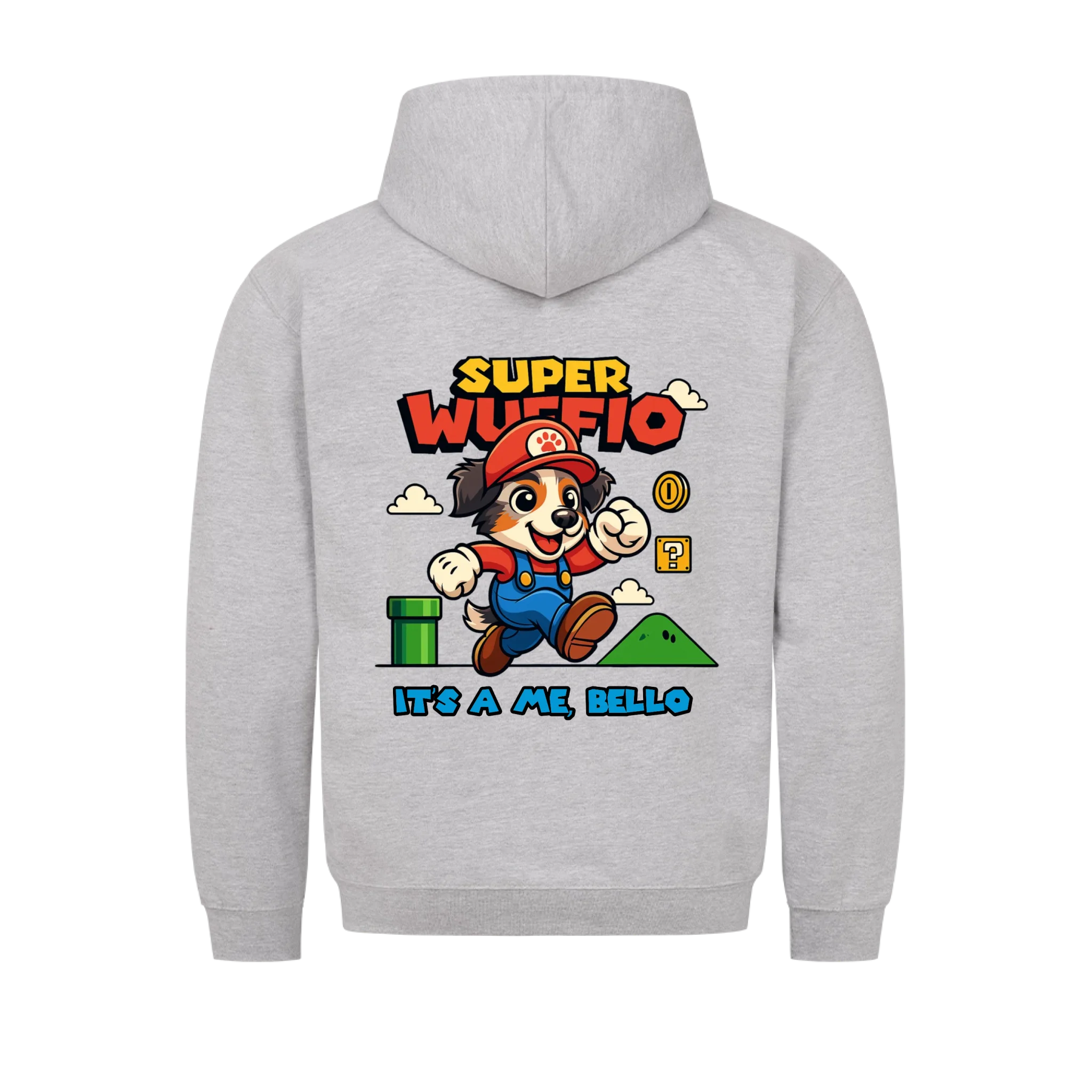 Super Wuffio (customizable) - dog as Super Mario