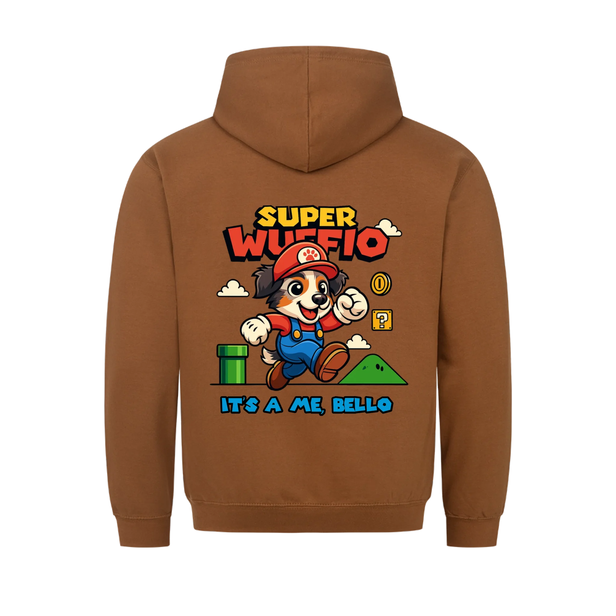 Super Wuffio (customizable) - dog as Super Mario