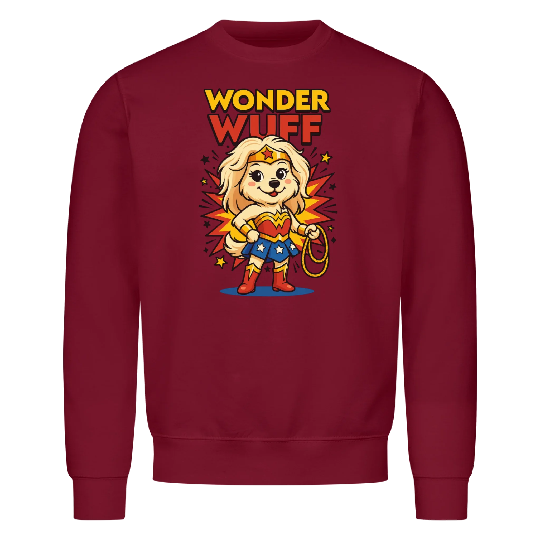 Wonder Woof (customizable) - dog as Wonder Woman