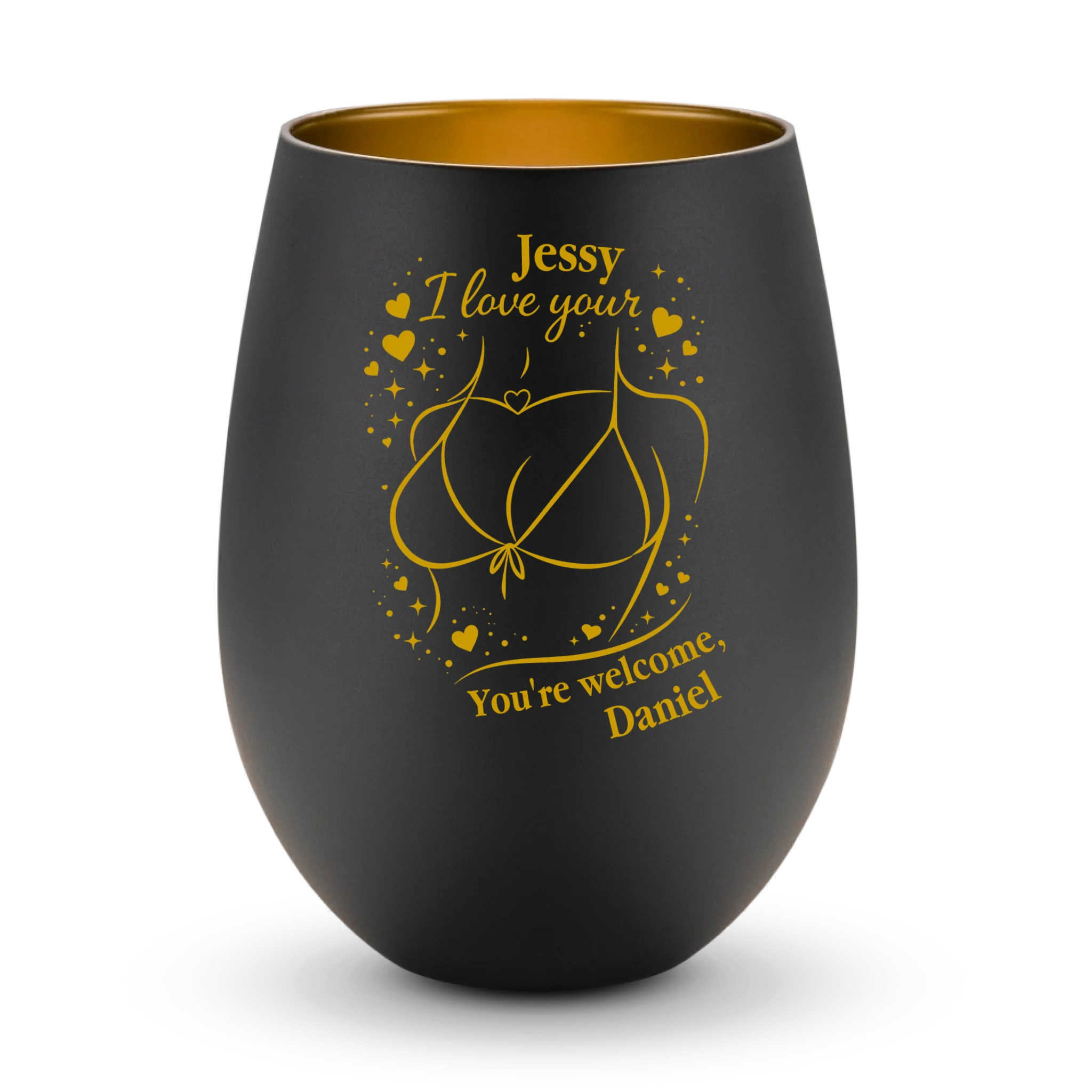 I love your 2 - Windlicht (personalisierbar für sie)