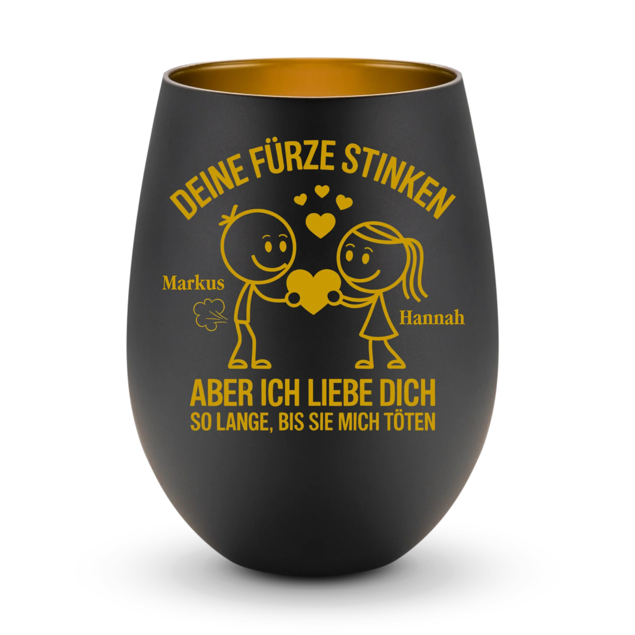 Fürze - Windlicht (personalisierbar für ihn)