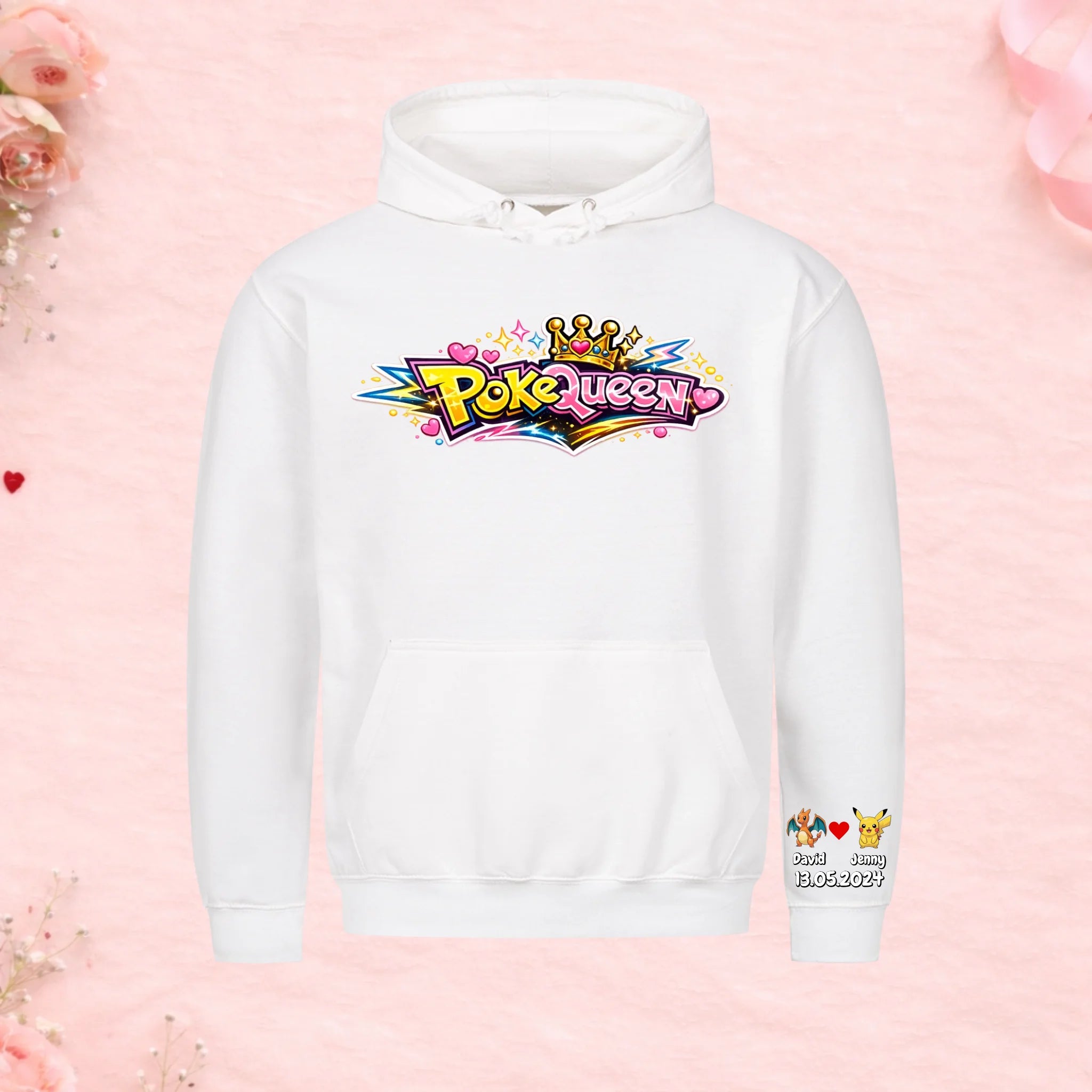 Poke Queen - Premium Hoodie (personalisierbar)