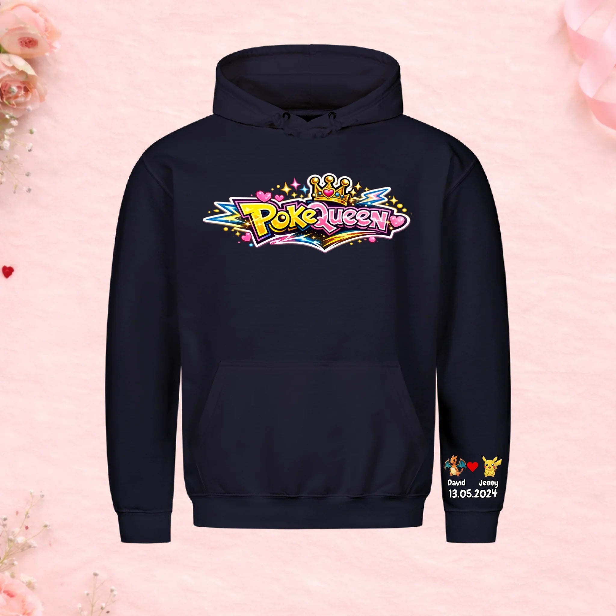 Poke Queen - Premium Hoodie (personalisierbar)