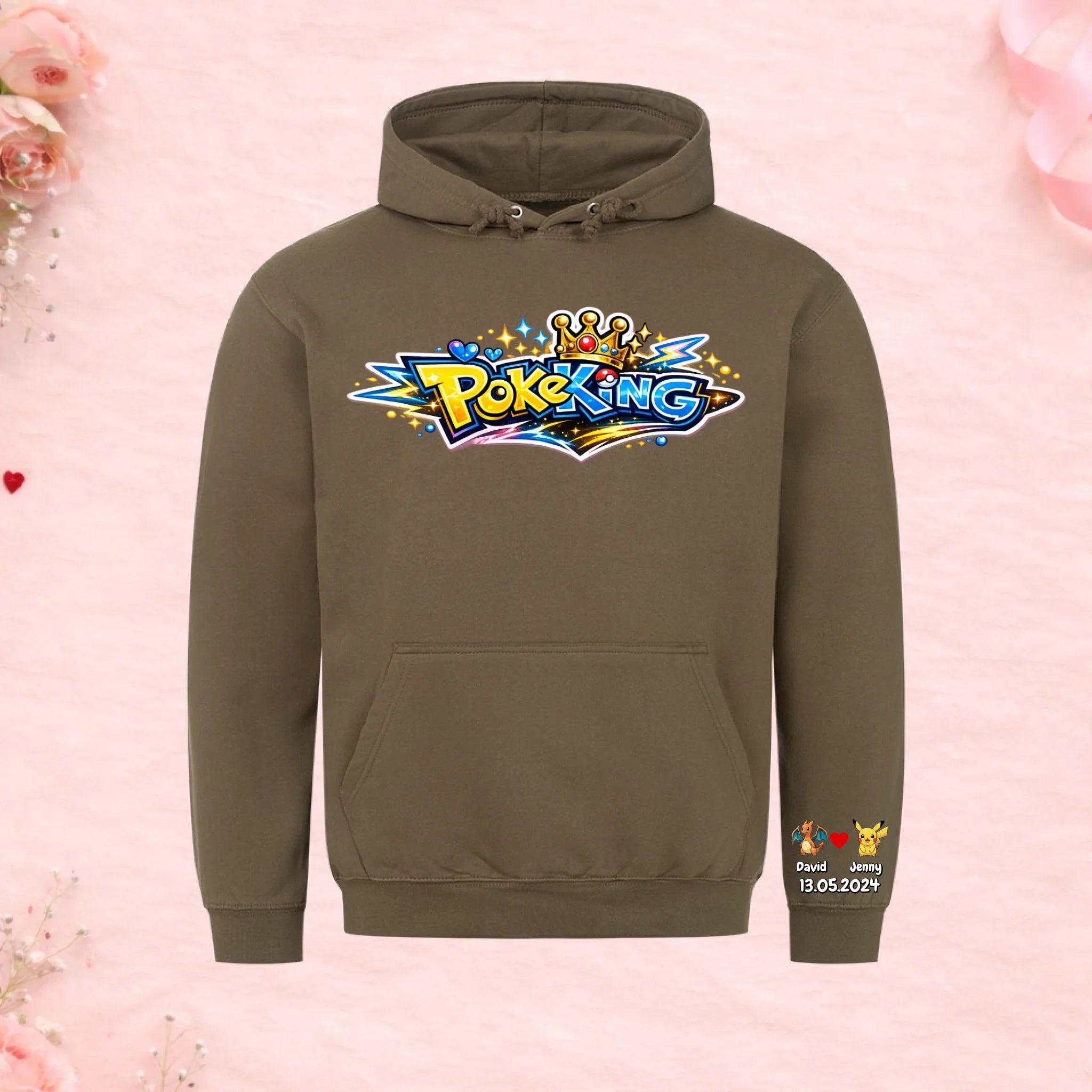 Poke King - Premium Hoodie (personalisierbar)