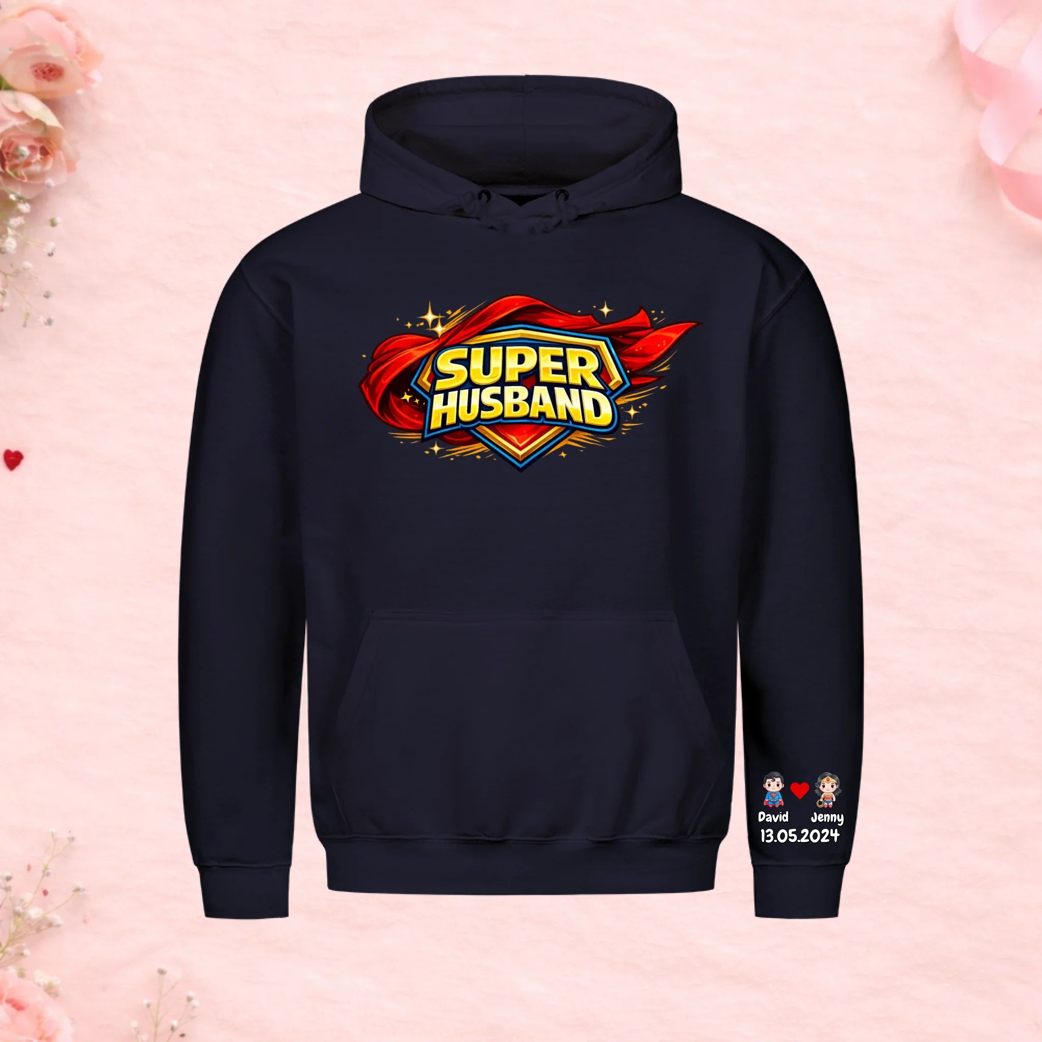 Super Husband - Premium Hoodie (personalisierbar)