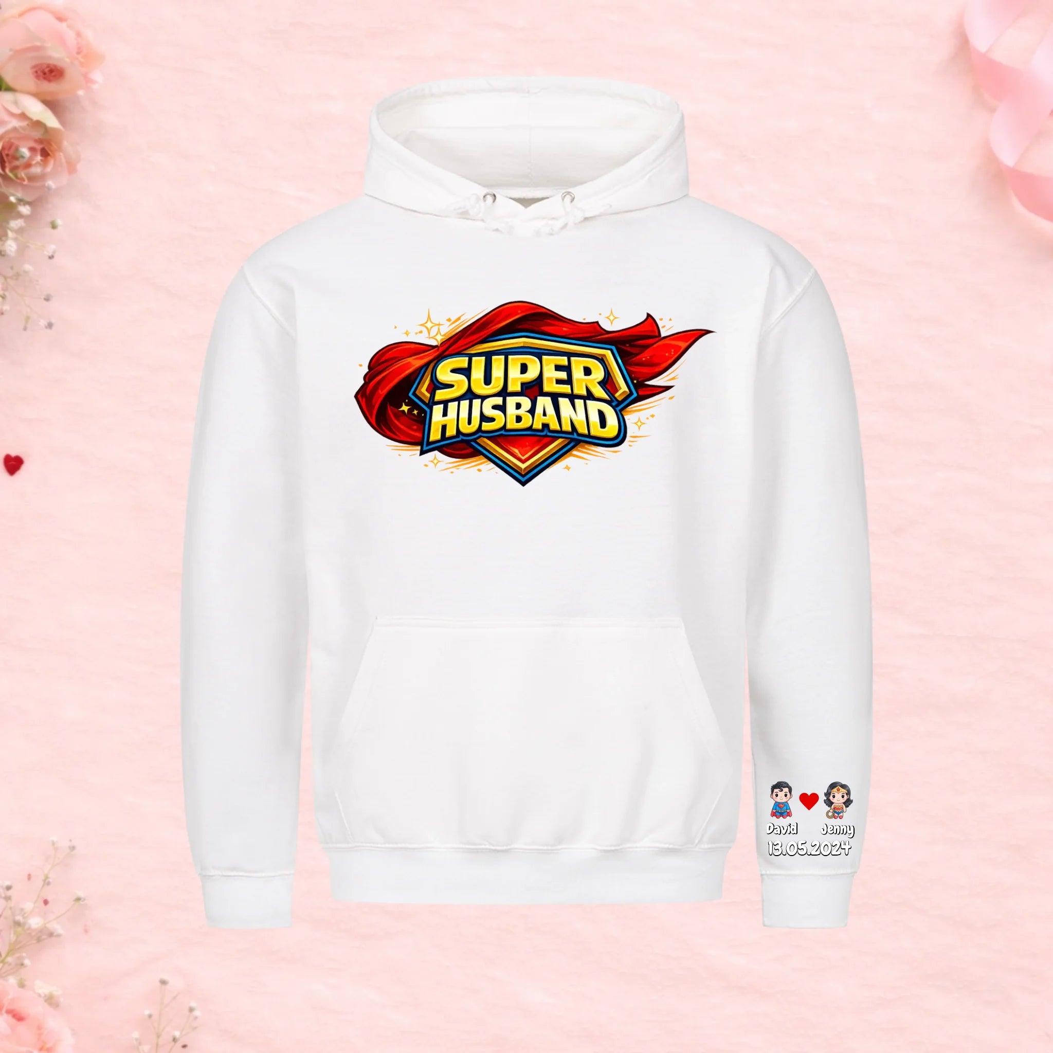 Super Husband - Premium Hoodie (personalisierbar)