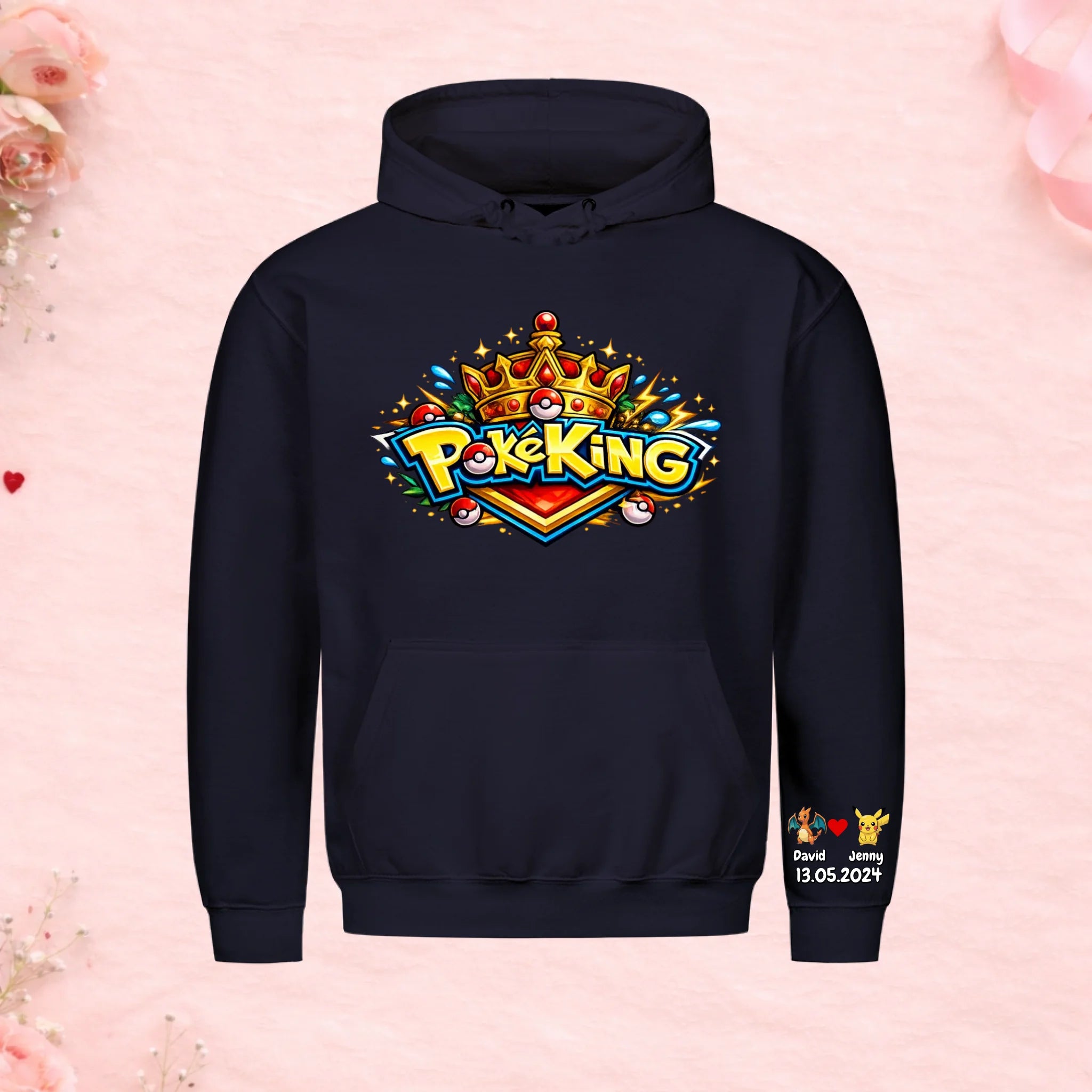 PokeKing - Premium Hoodie (personalisierbar)