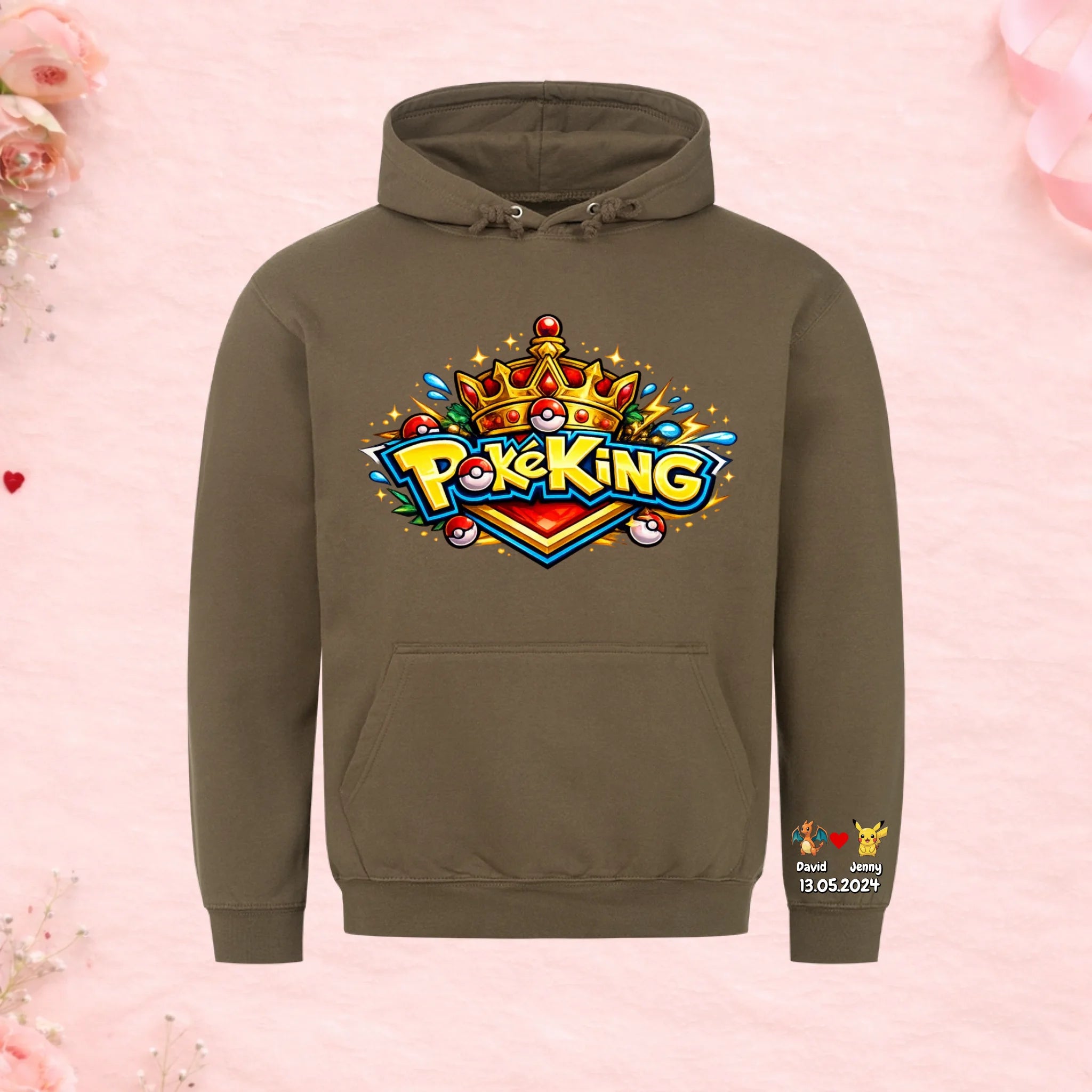 PokeKing - Premium Hoodie (personalisierbar)