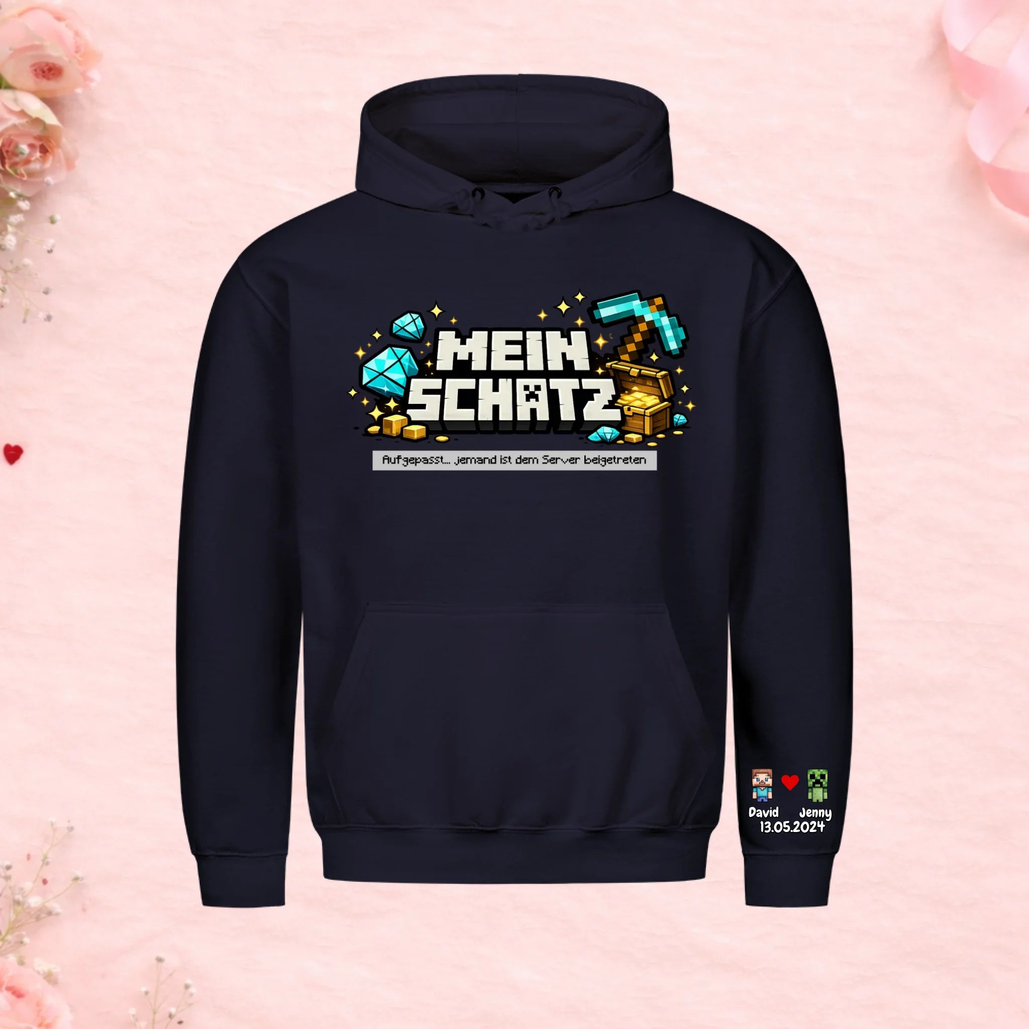 Mein Schatz - Premium Hoodie (personalisierbar)