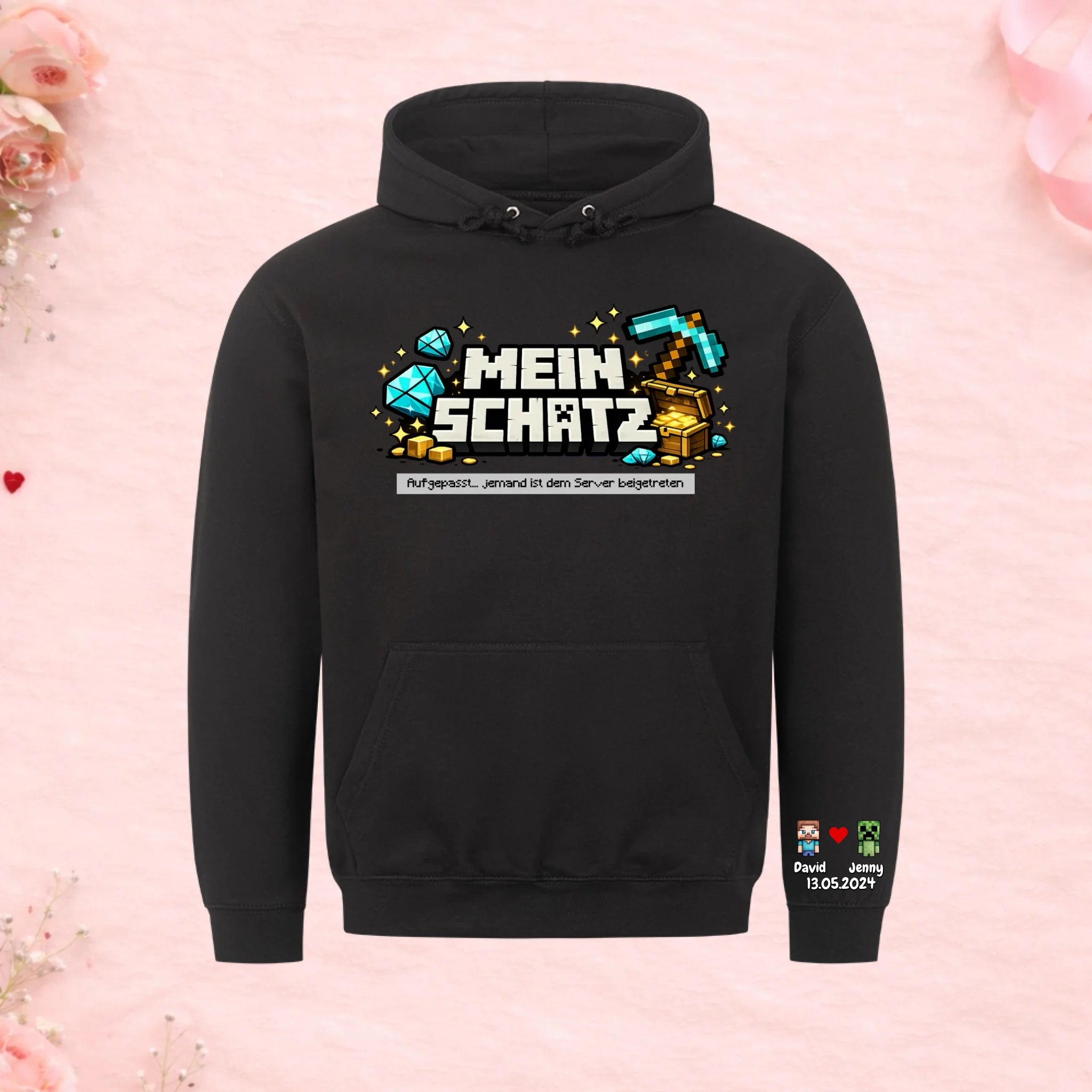 Mein Schatz - Premium Hoodie (personalisierbar)