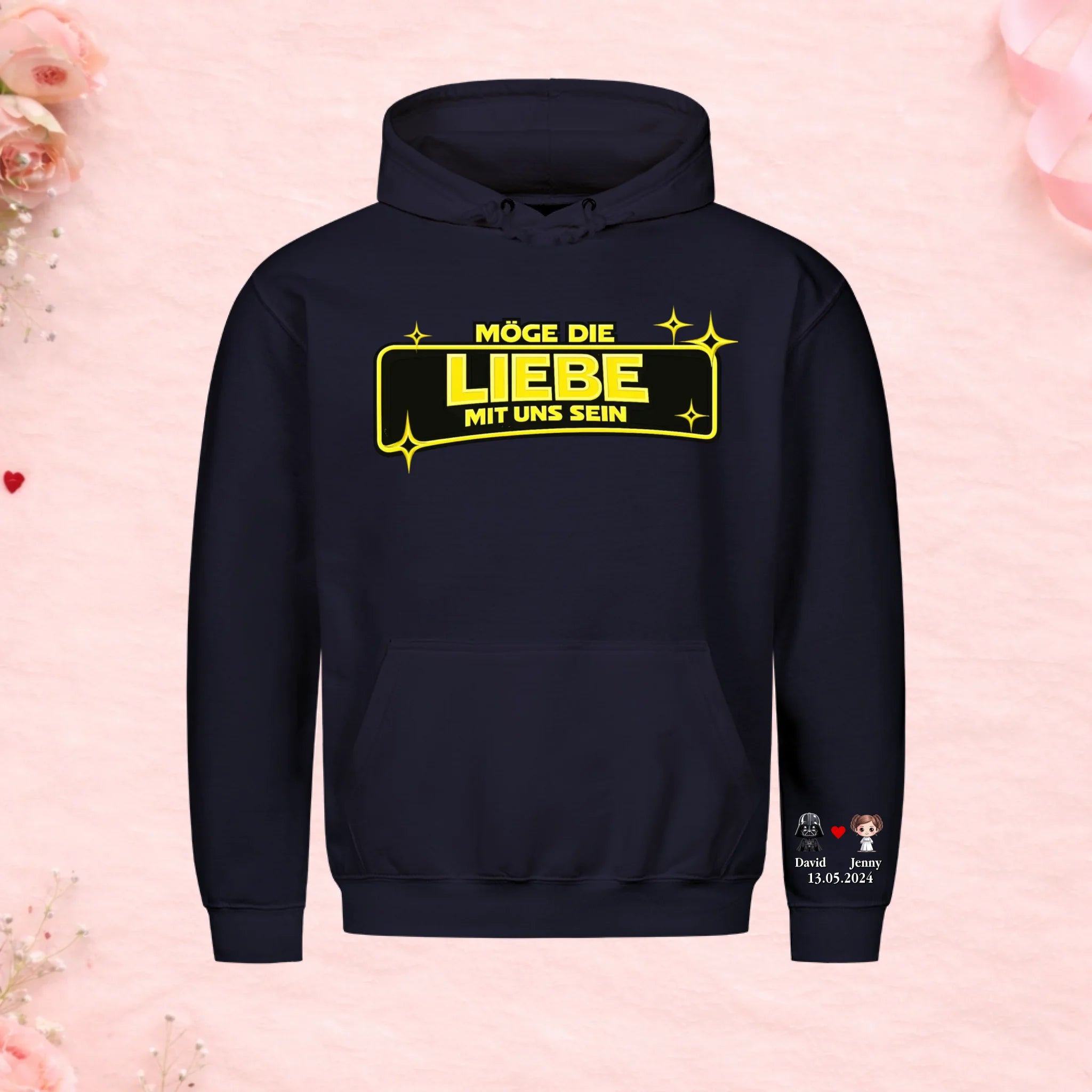 Möge die Liebe - Premium Hoodie (personalisierbar)