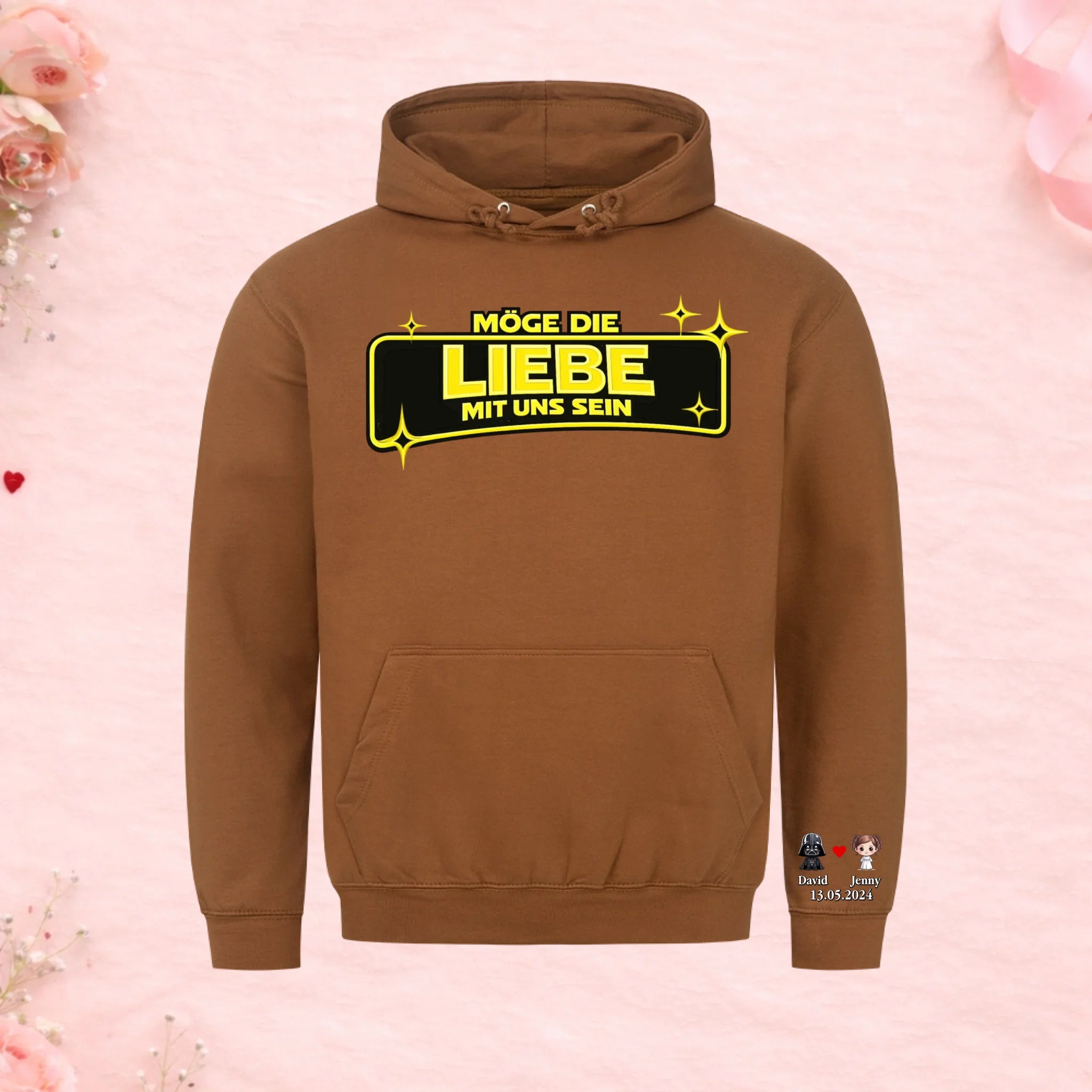 Möge die Liebe - Premium Hoodie (personalisierbar)