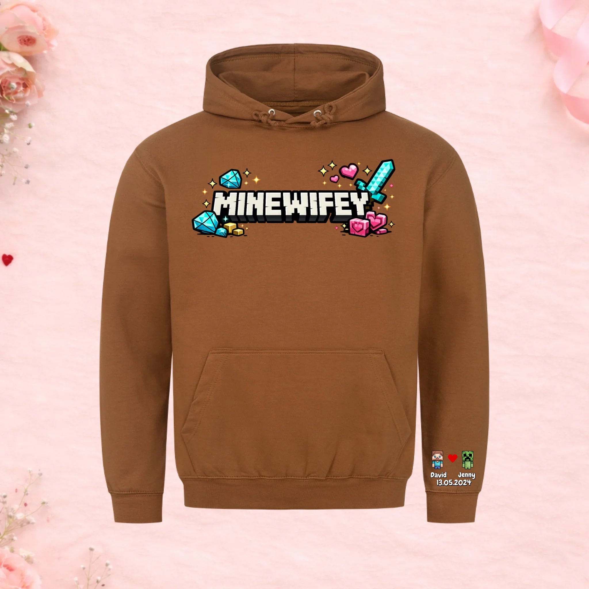 Mine Wifey - Premium Hoodie (personalisierbar)