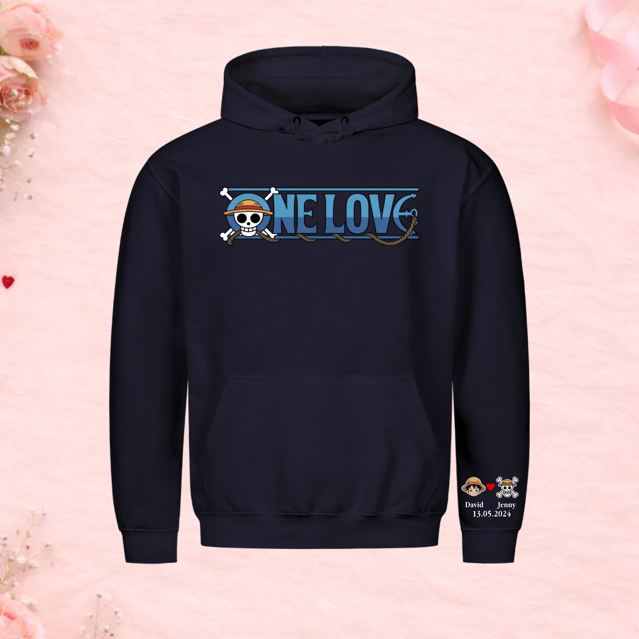 One Love - Premium Hoodie (personalisierbar)