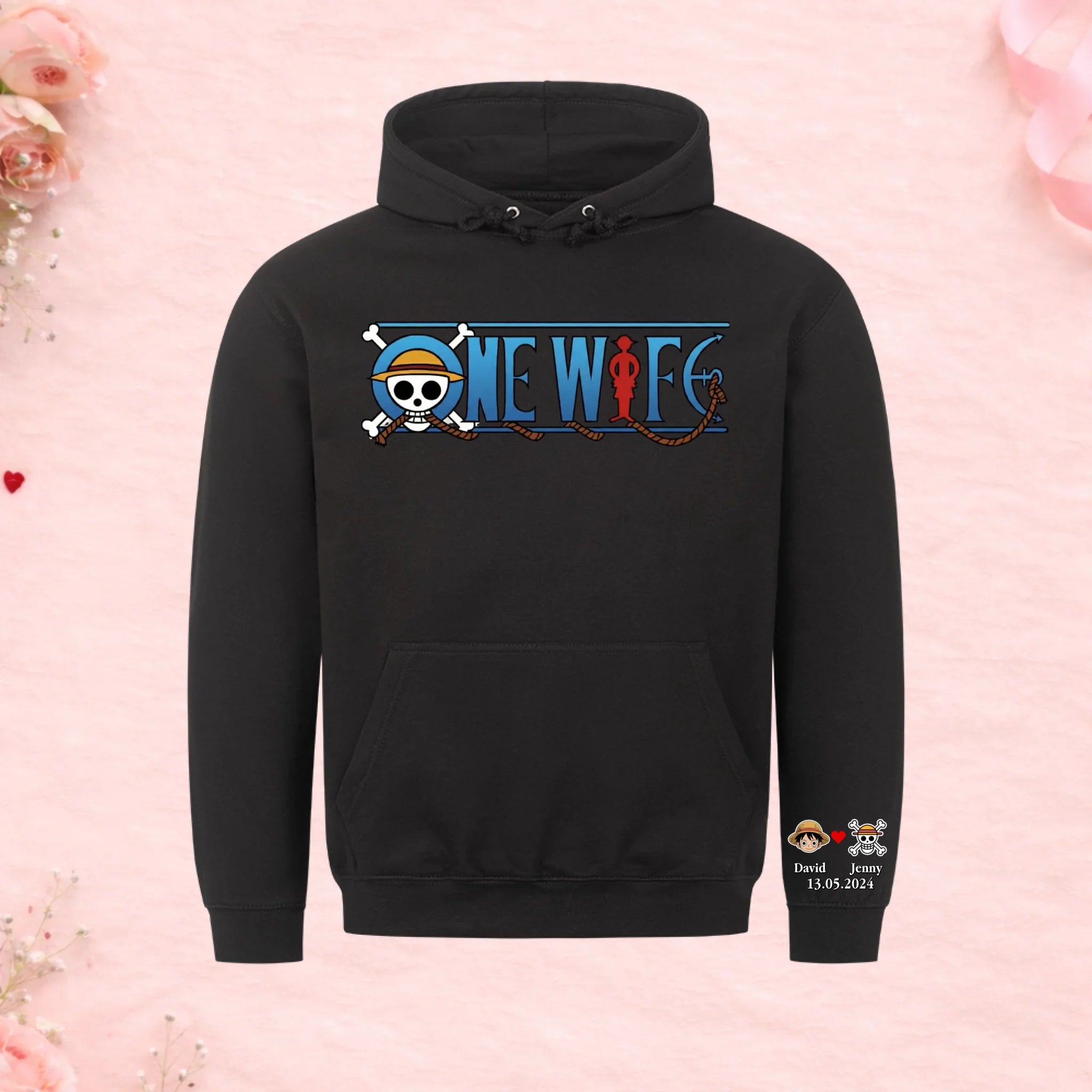 One Wife - Premium Hoodie (personalisierbar)