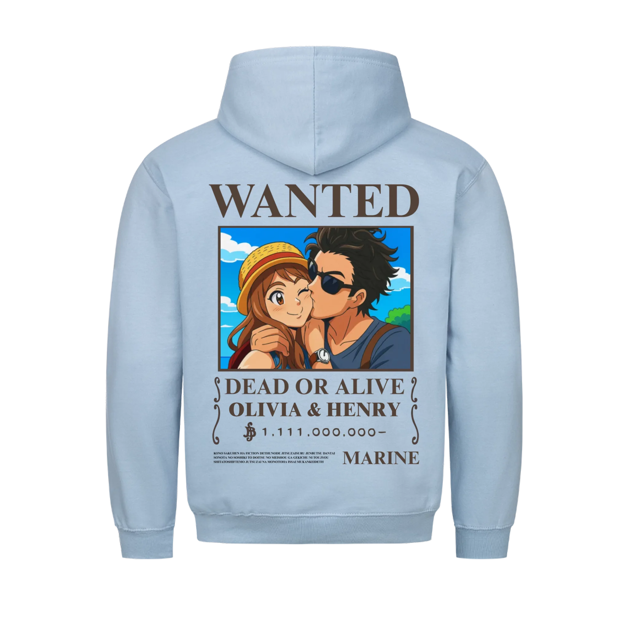 WANTED (One Piece) - Shirt (<tc>custom made</tc>)