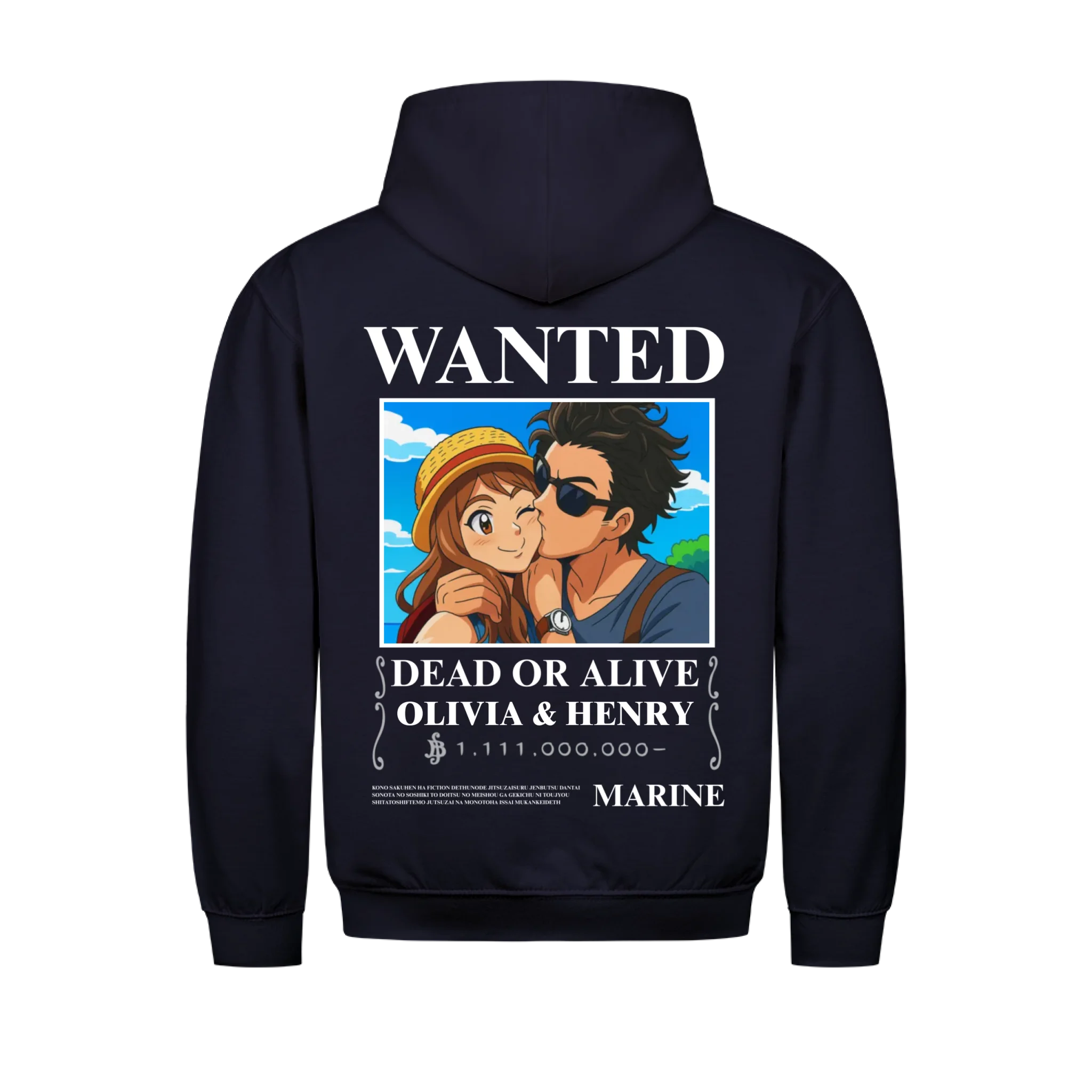 WANTED (One Piece) - Shirt (<tc>custom made</tc>)