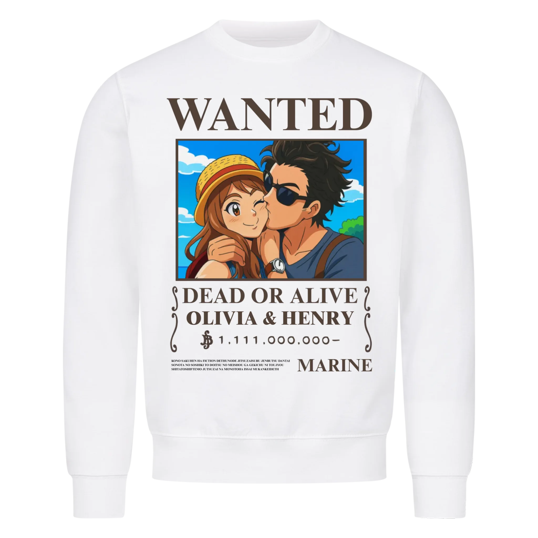WANTED (One Piece) - Shirt (<tc>custom made</tc>)