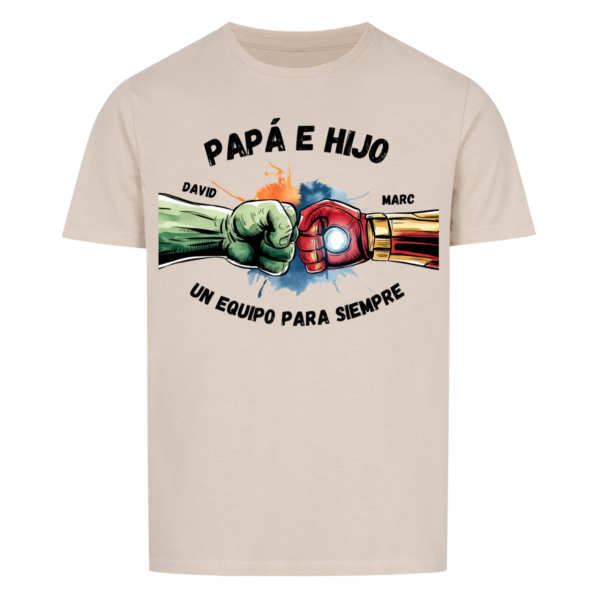 Papá e hijo - personalizable