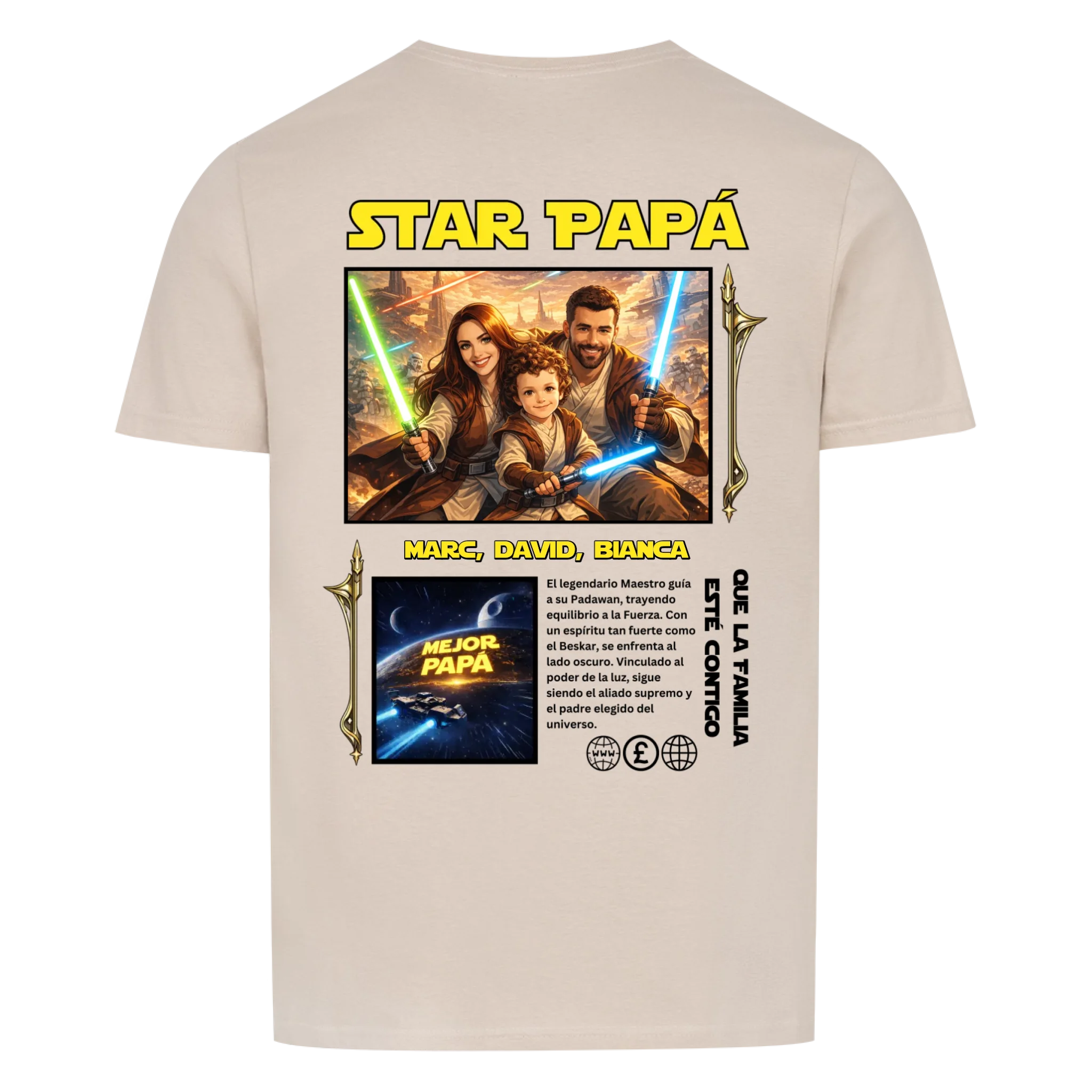 Papá estrella - personalizable