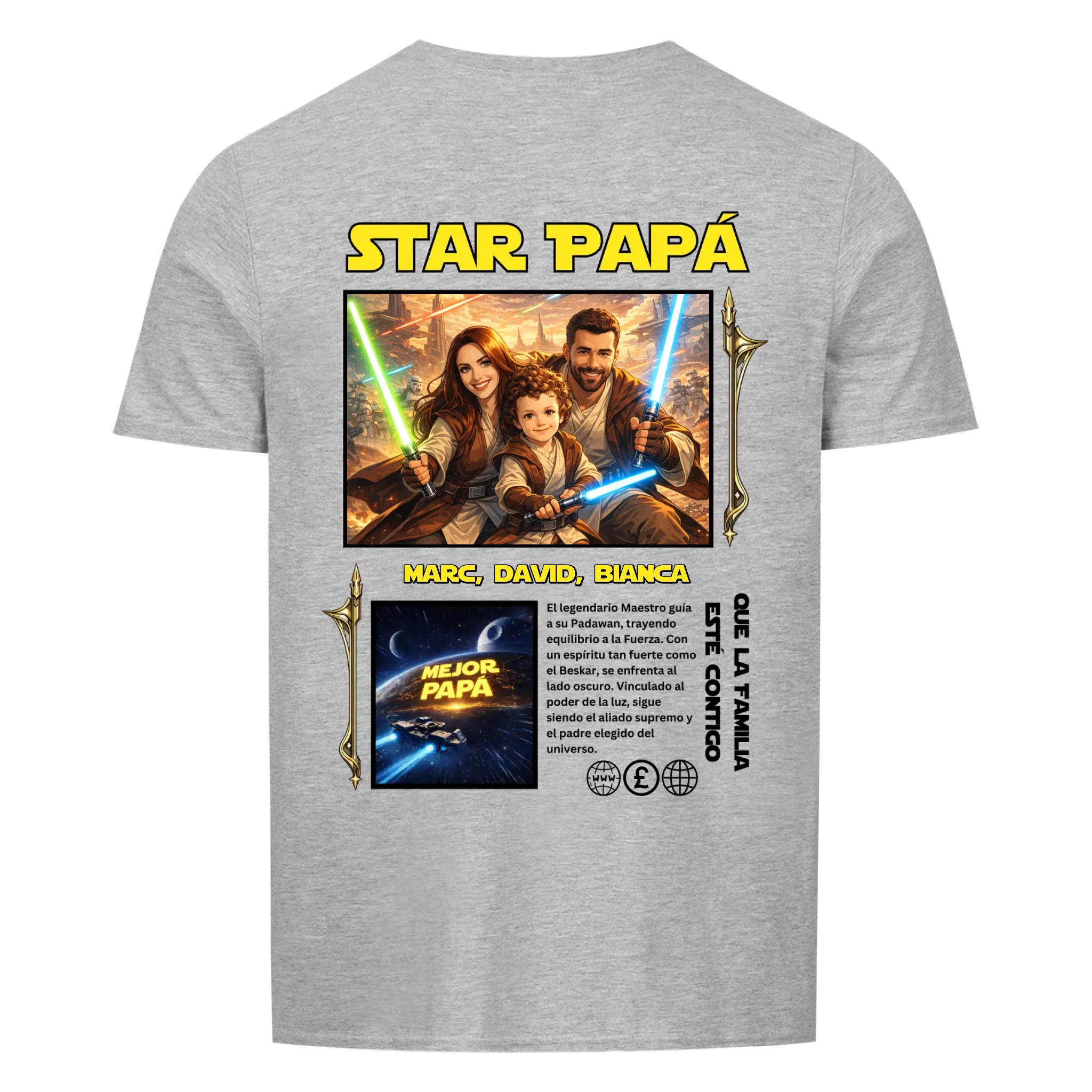 Papá estrella - personalizable