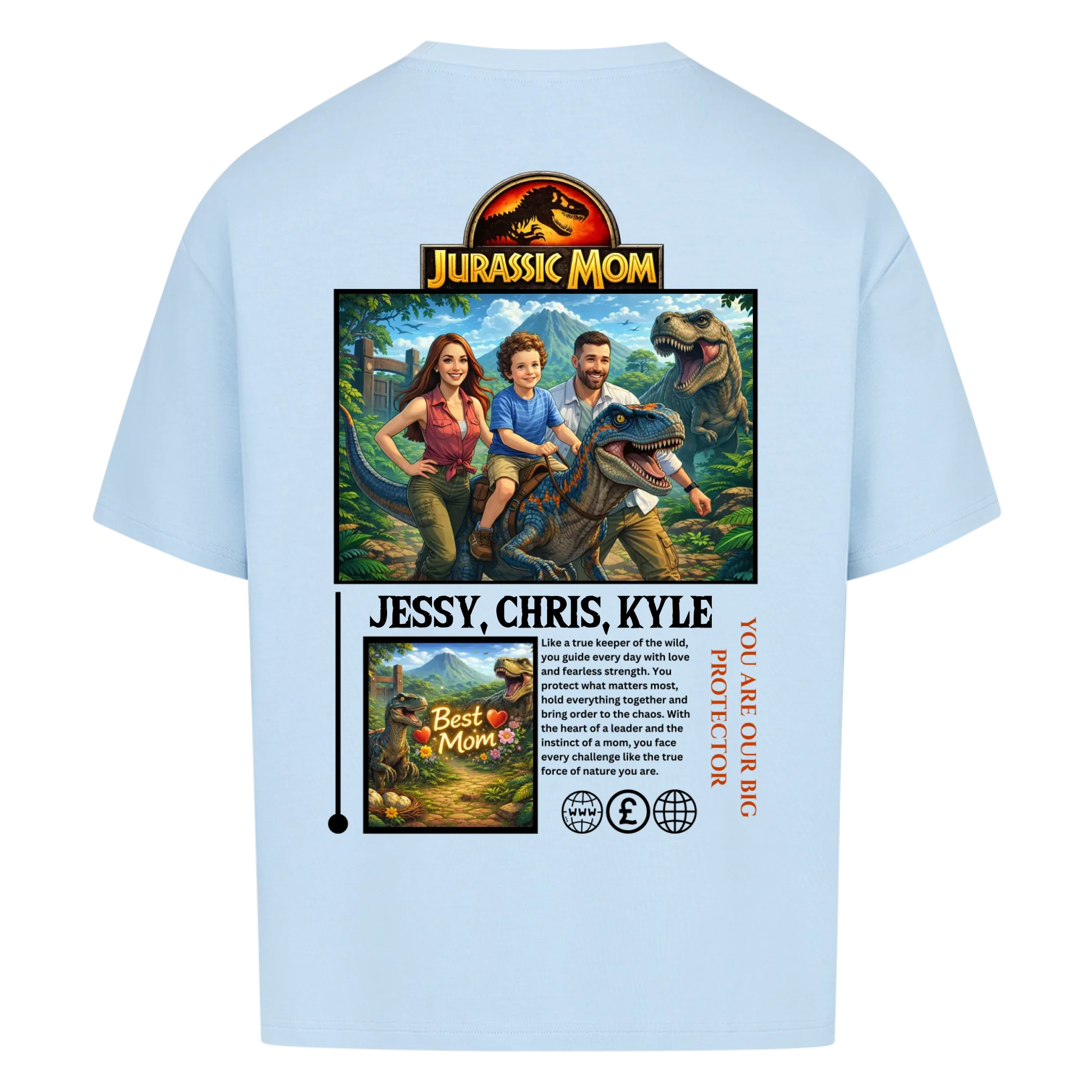 JURASSIC MOM - custom made (upload)