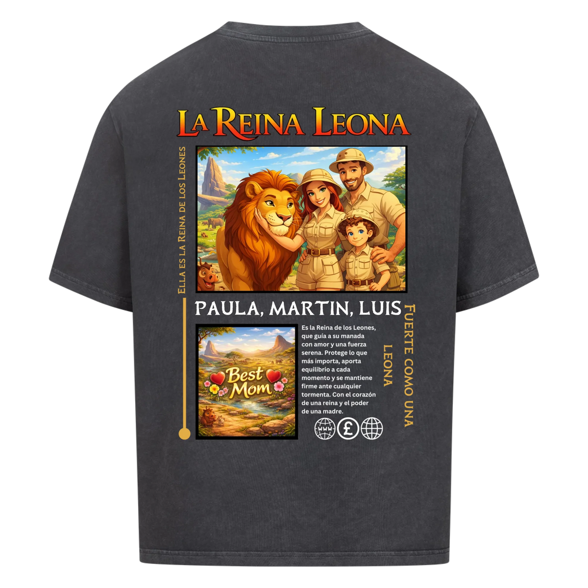 LA REINA LEONA - personalizable