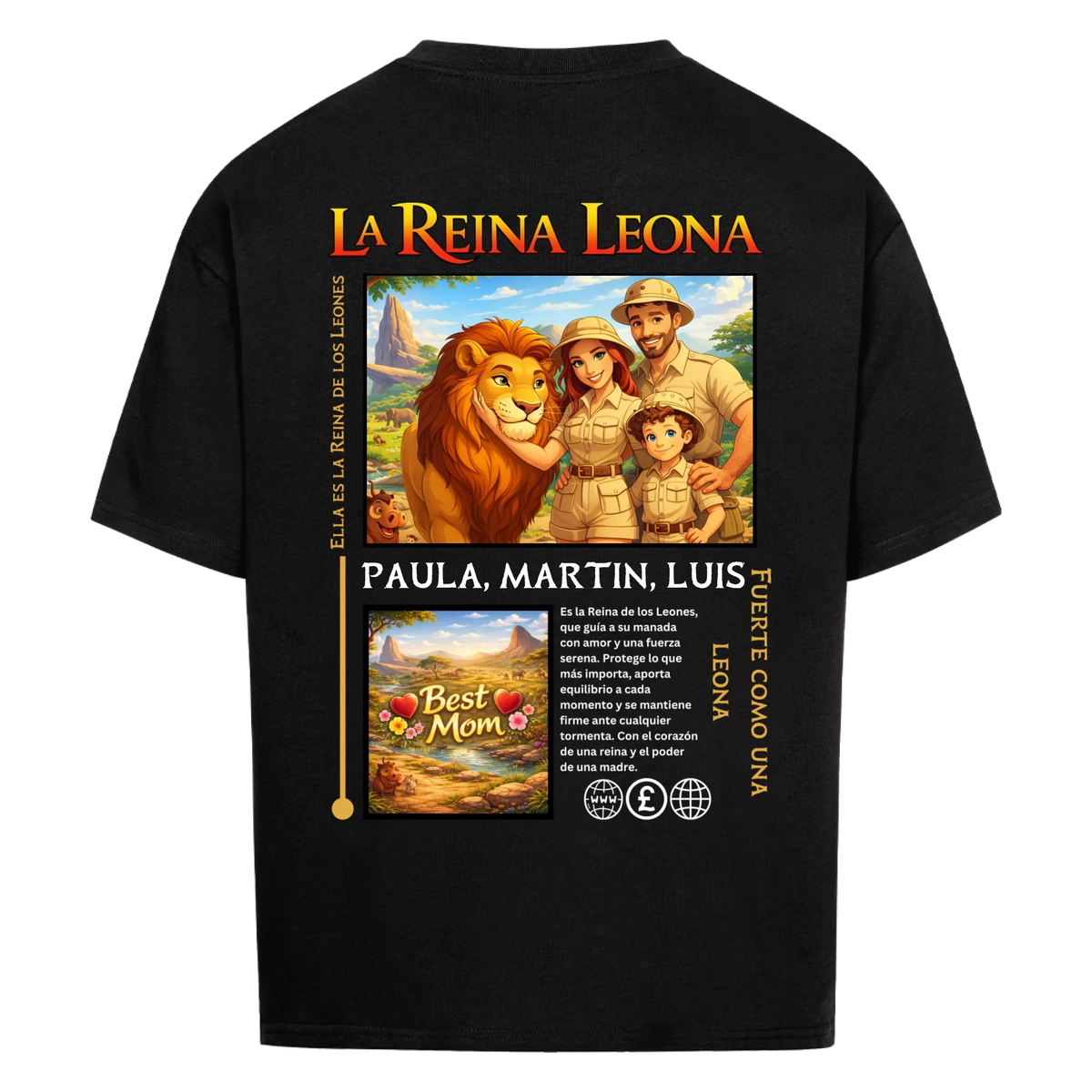 LA REINA LEONA - personalizable