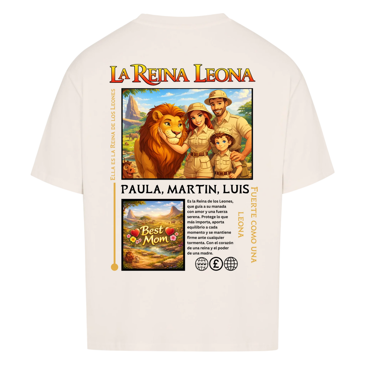 LA REINA LEONA - personalizable