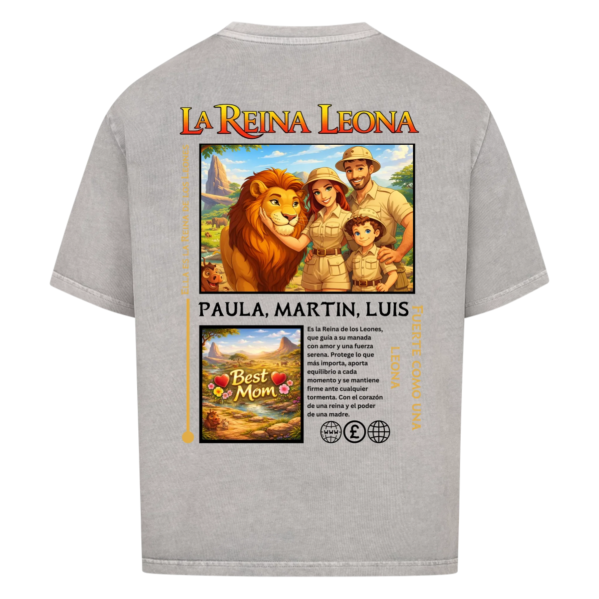 LA REINA LEONA - personalizable