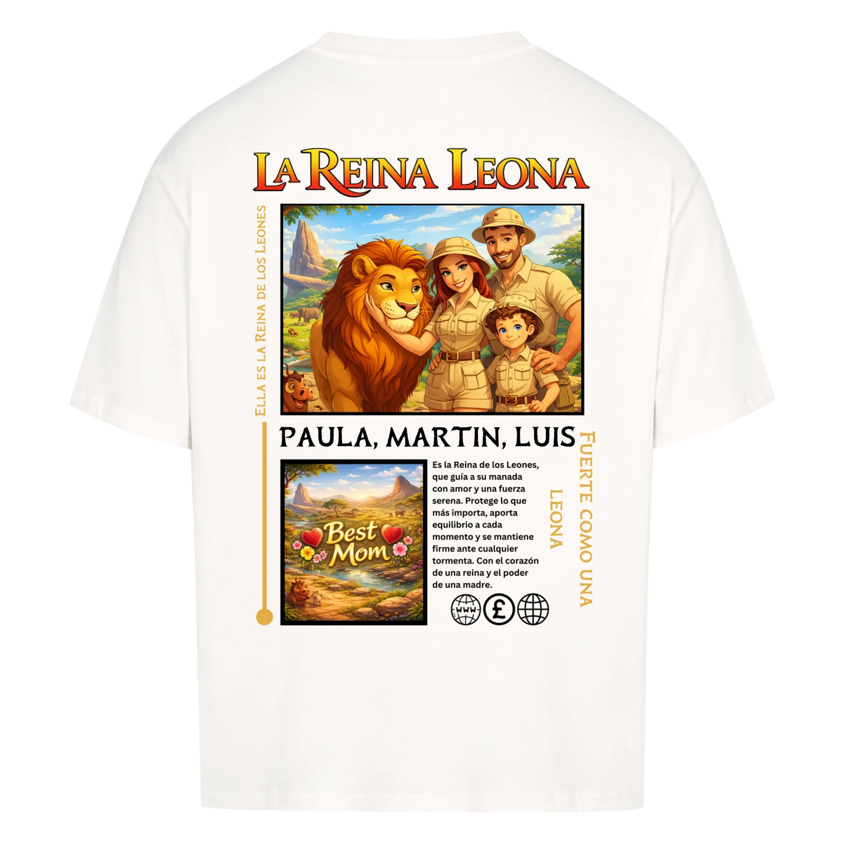 LA REINA LEONA - personalizable