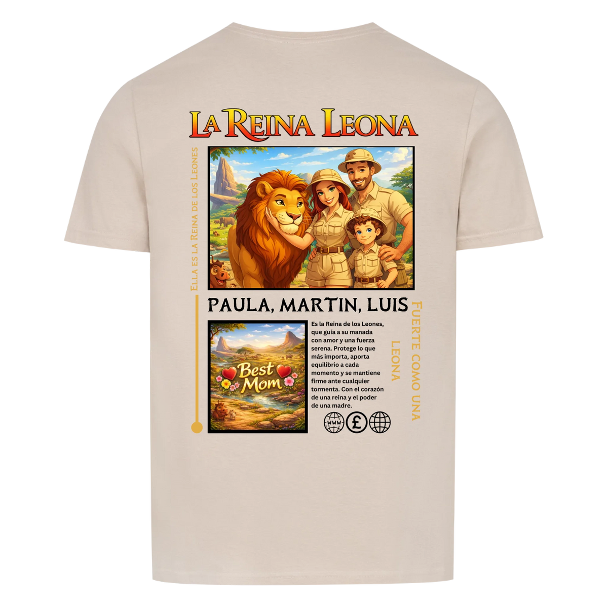 LA REINA LEONA - personalizable