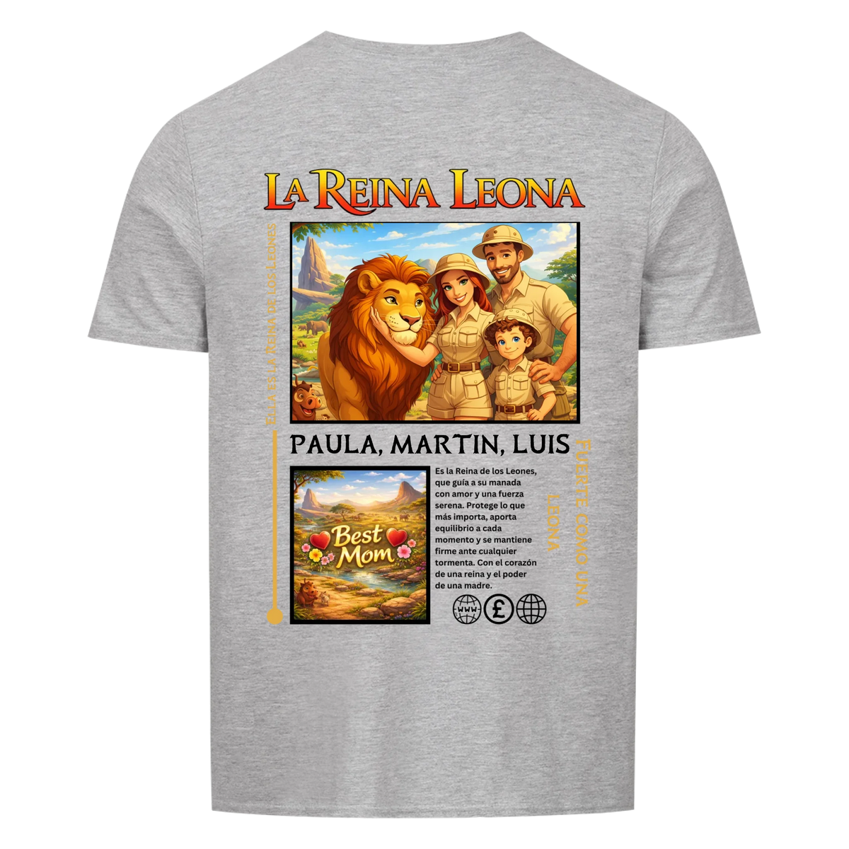 LA REINA LEONA - personalizable