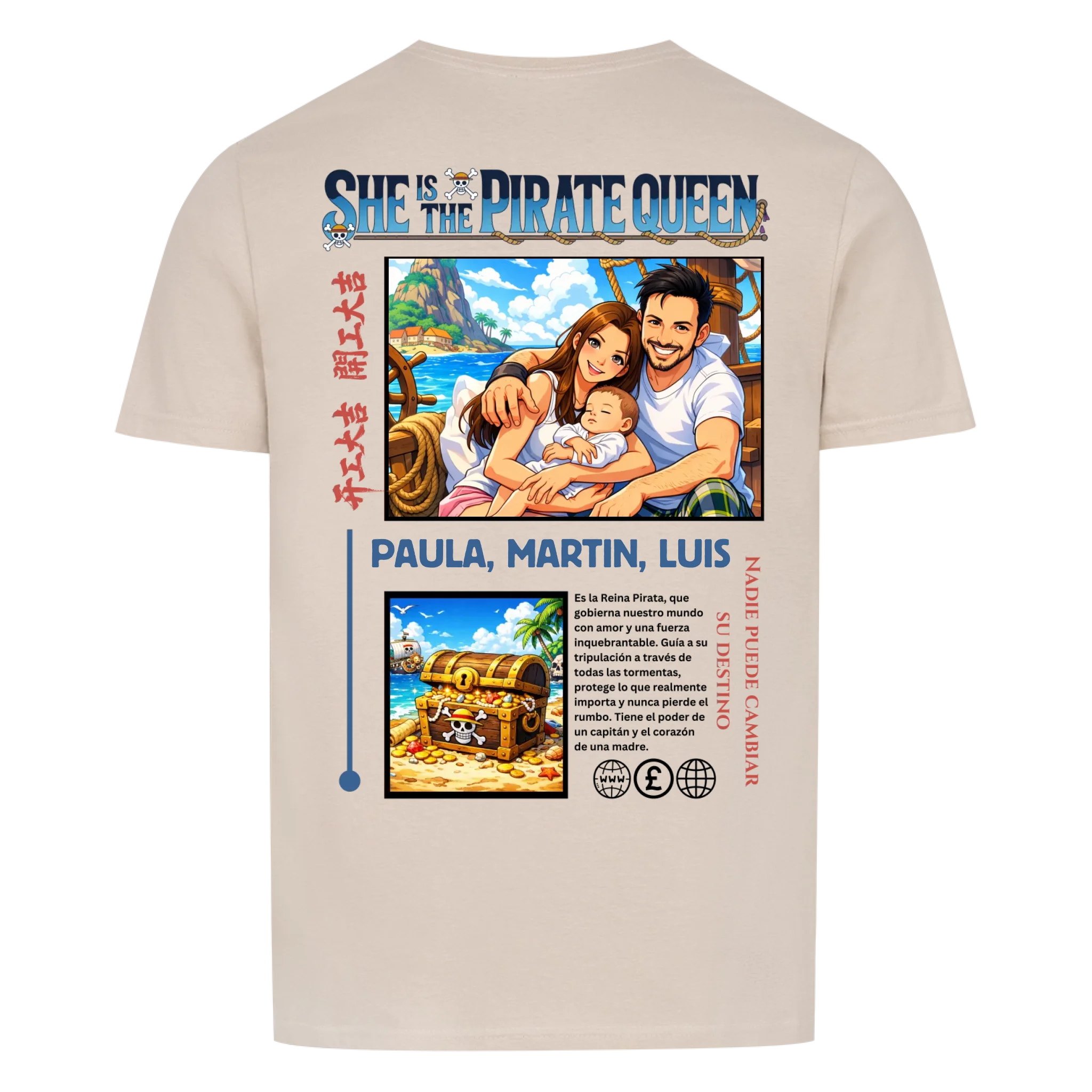 PIRATE QUEEN - personalizable