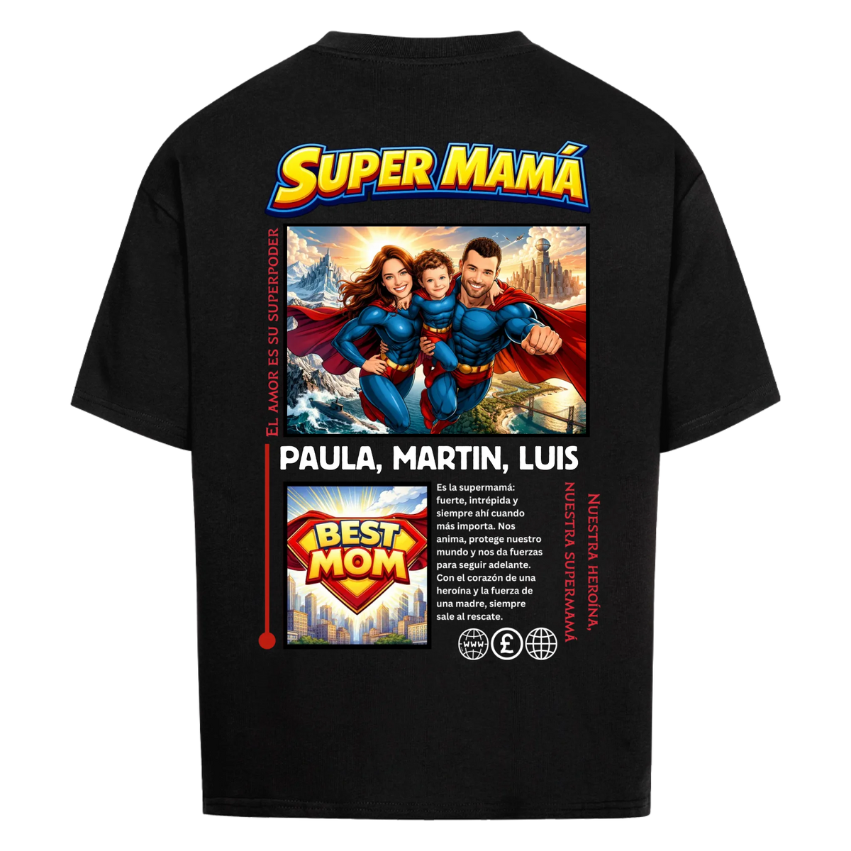 SUPER MAMÁ (heroína) - personalizable