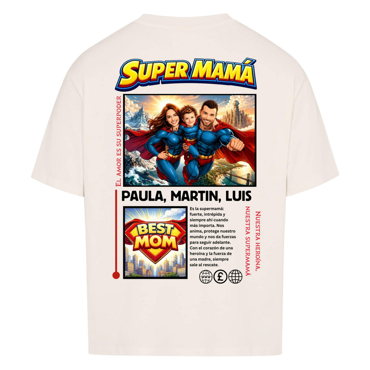 SUPER MAMÁ (heroína) - personalizable