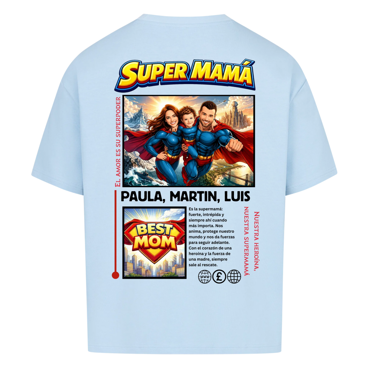 SUPER MAMÁ (heroína) - personalizable