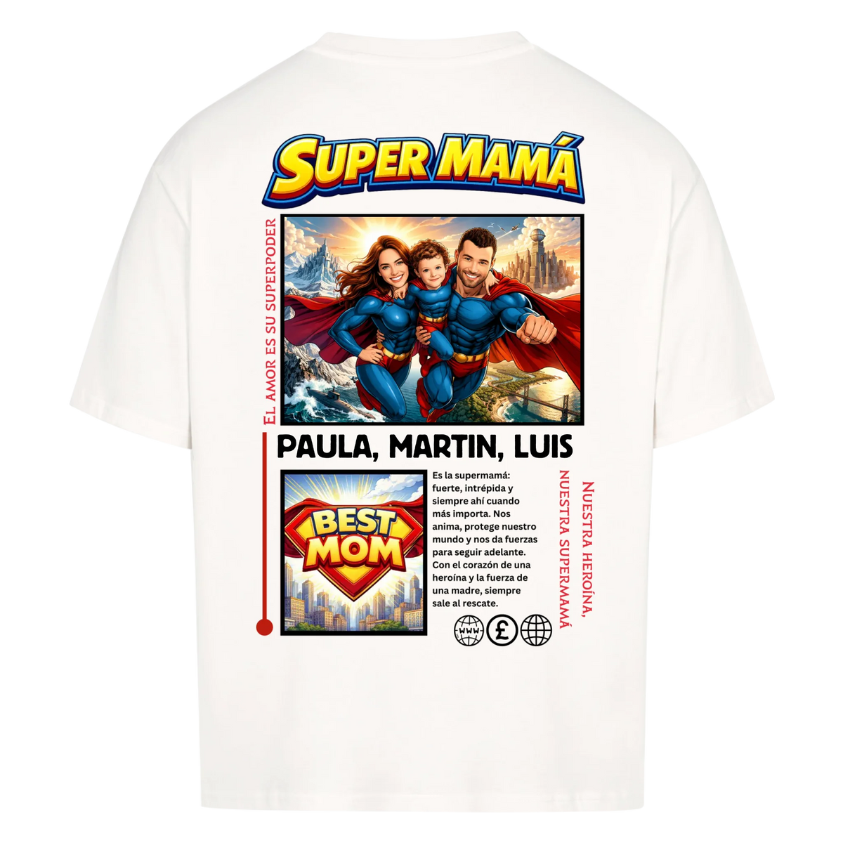 SUPER MAMÁ (heroína) - personalizable