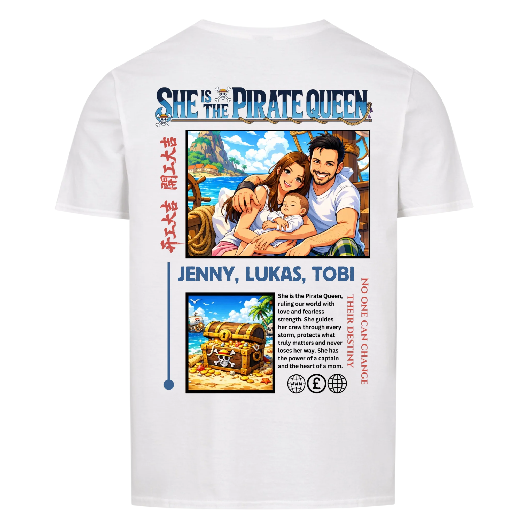 PIRATE QUEEN - personalisierbar