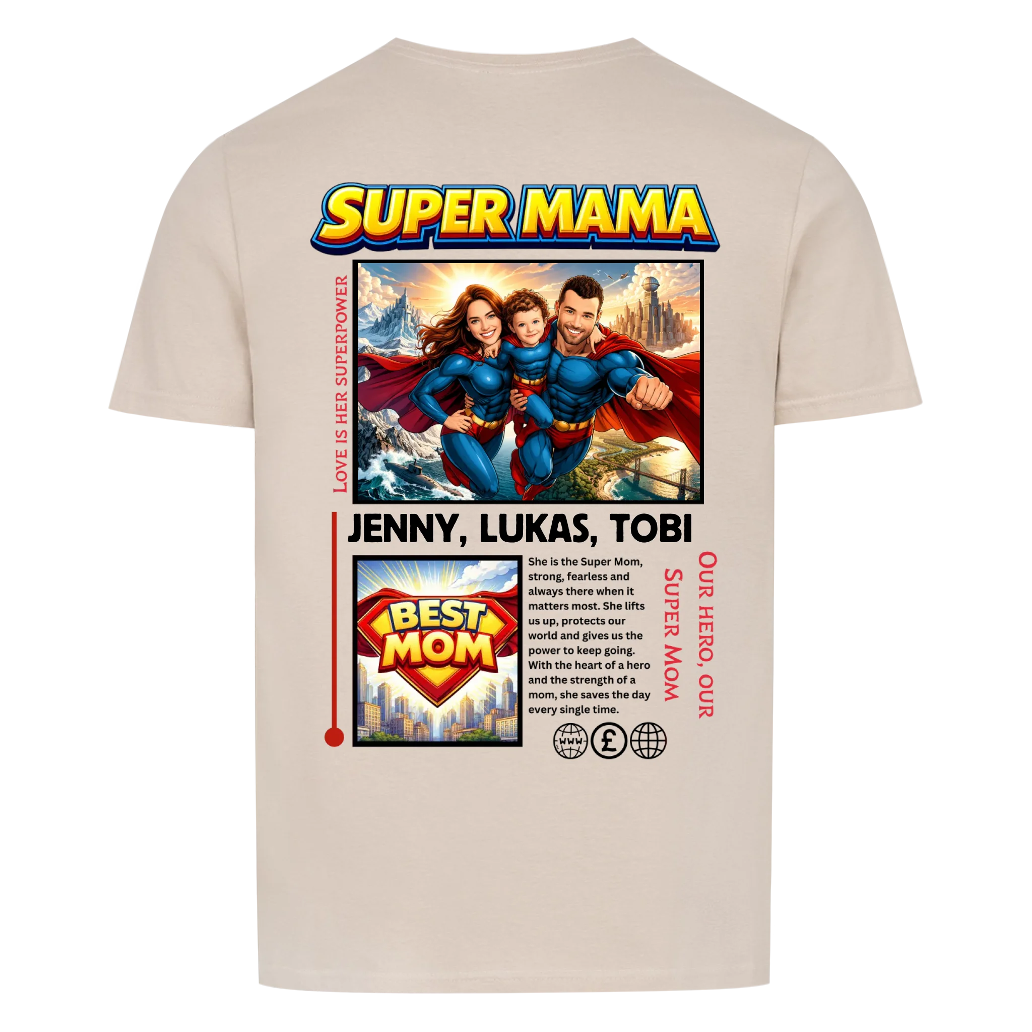 SUPER MAMA - personalisierbar