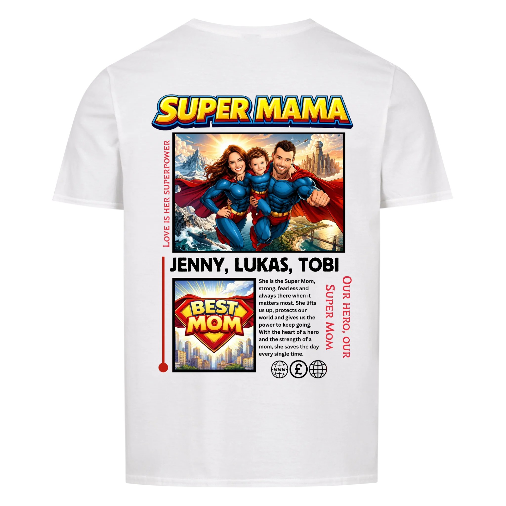 SUPER MAMA - personalisierbar