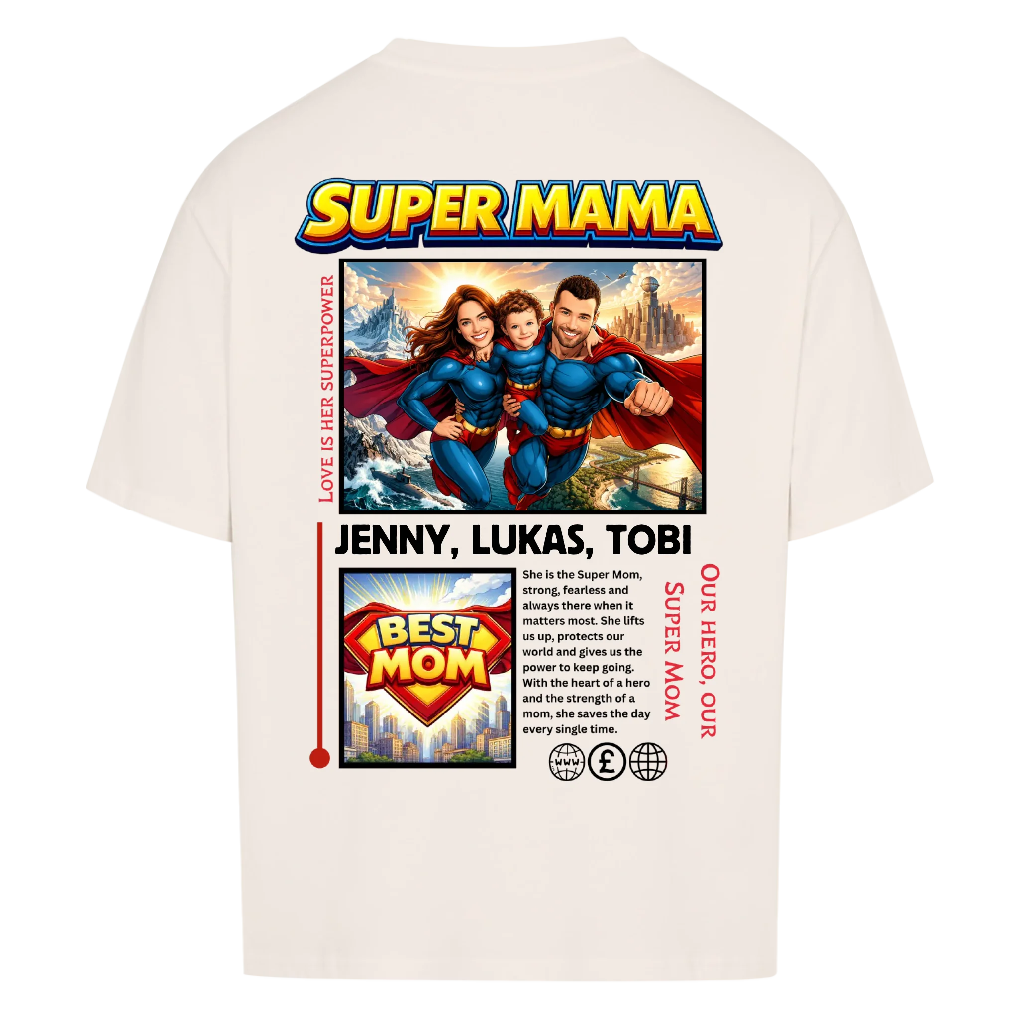 SUPER MAMA - personalisierbar