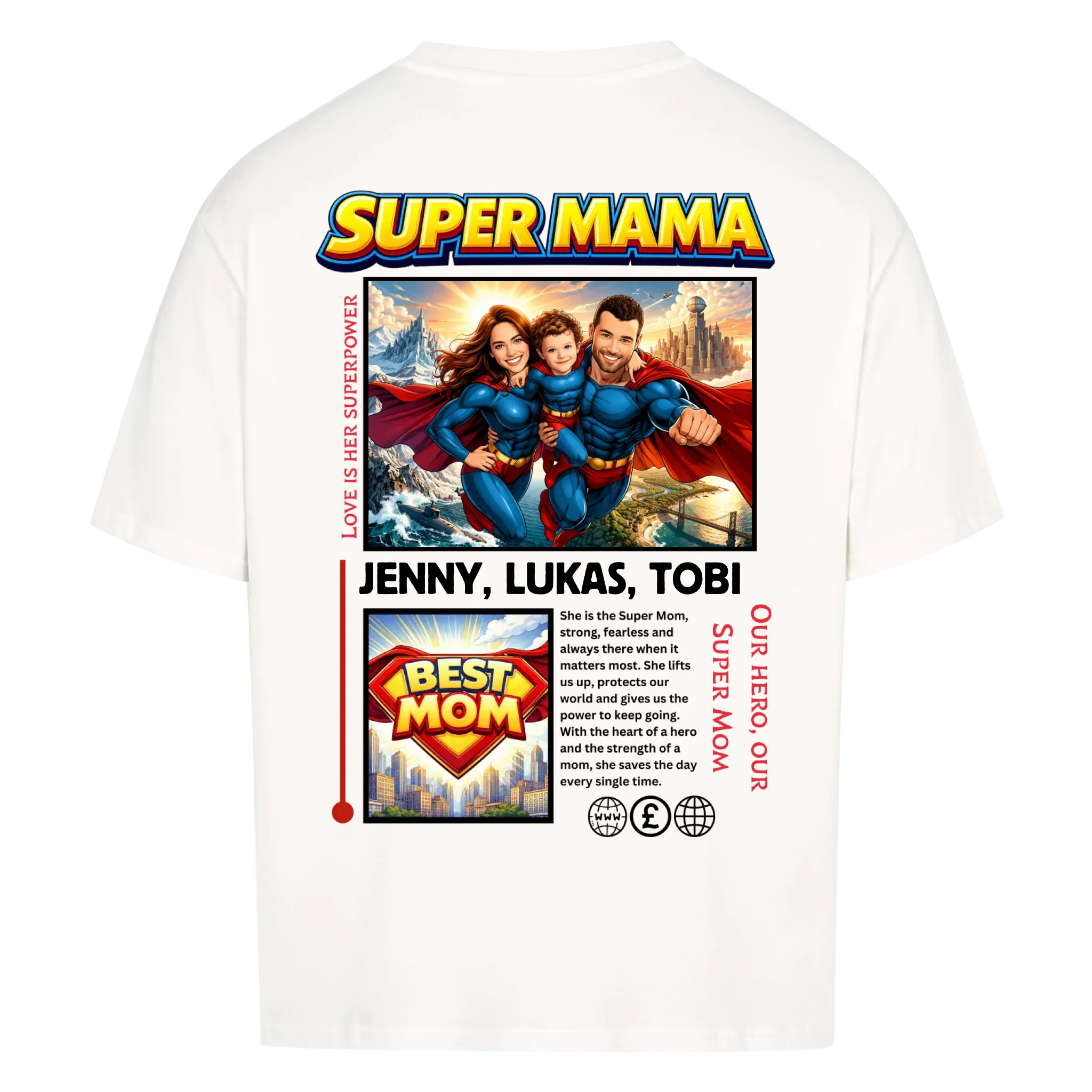 SUPER MAMA - personalisierbar