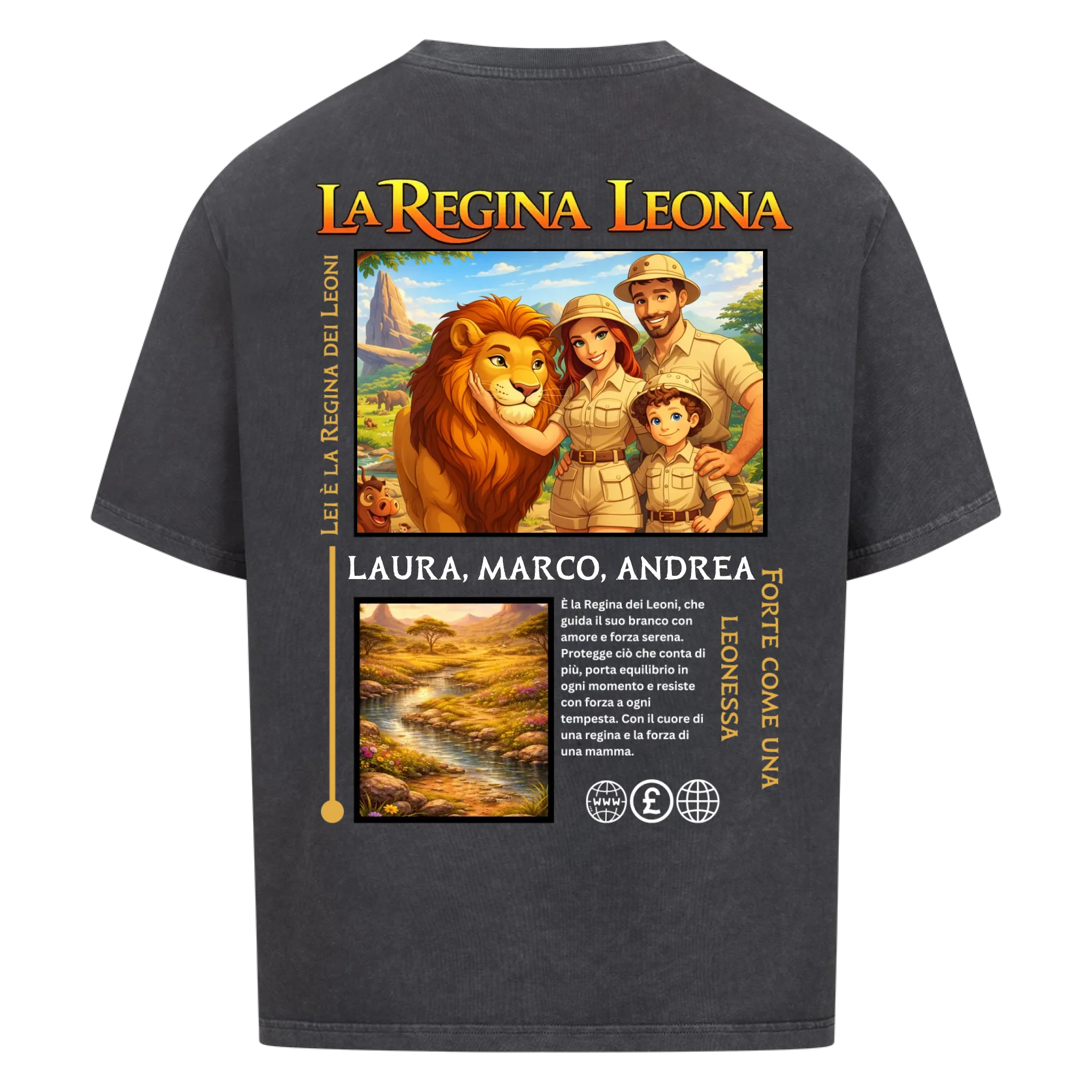 LA REGINA LEONA - Personalizzabile