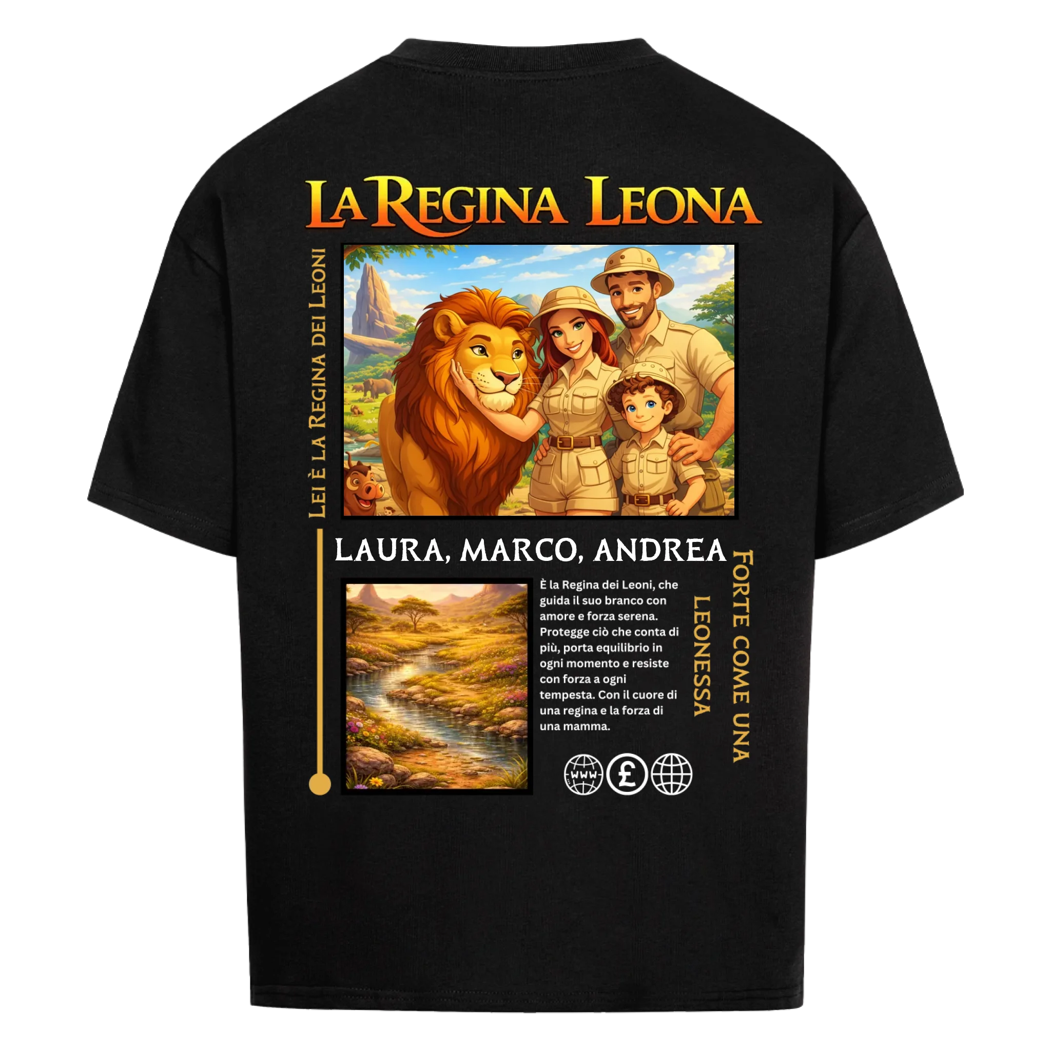 LA REGINA LEONA - Personalizzabile