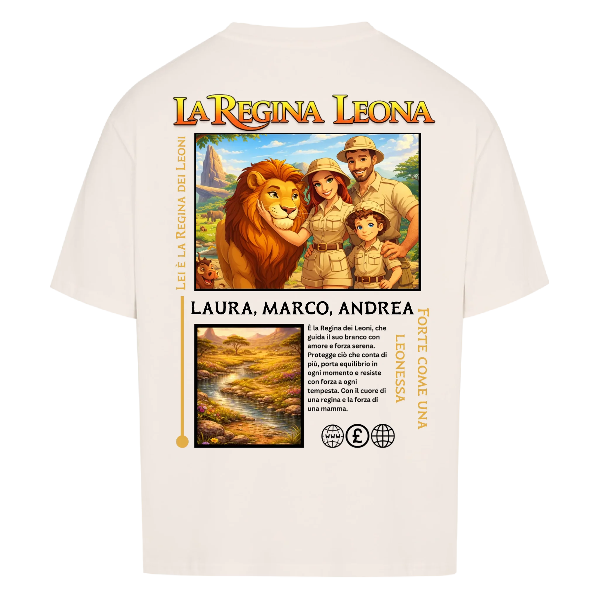 LA REGINA LEONA - Personalizzabile