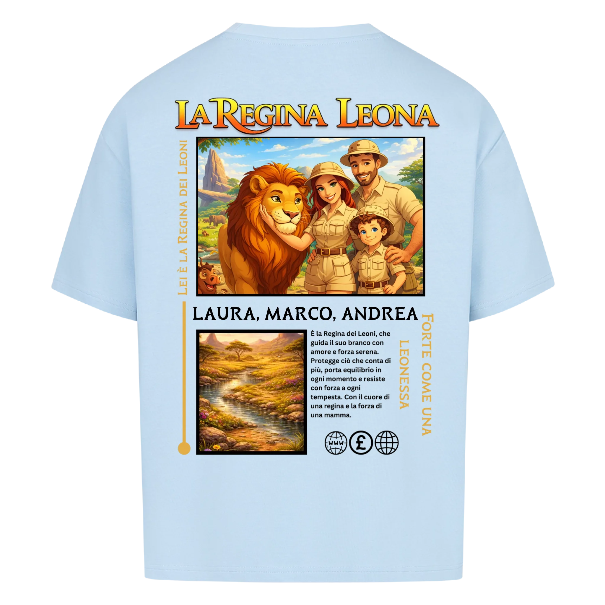 LA REGINA LEONA - Personalizzabile