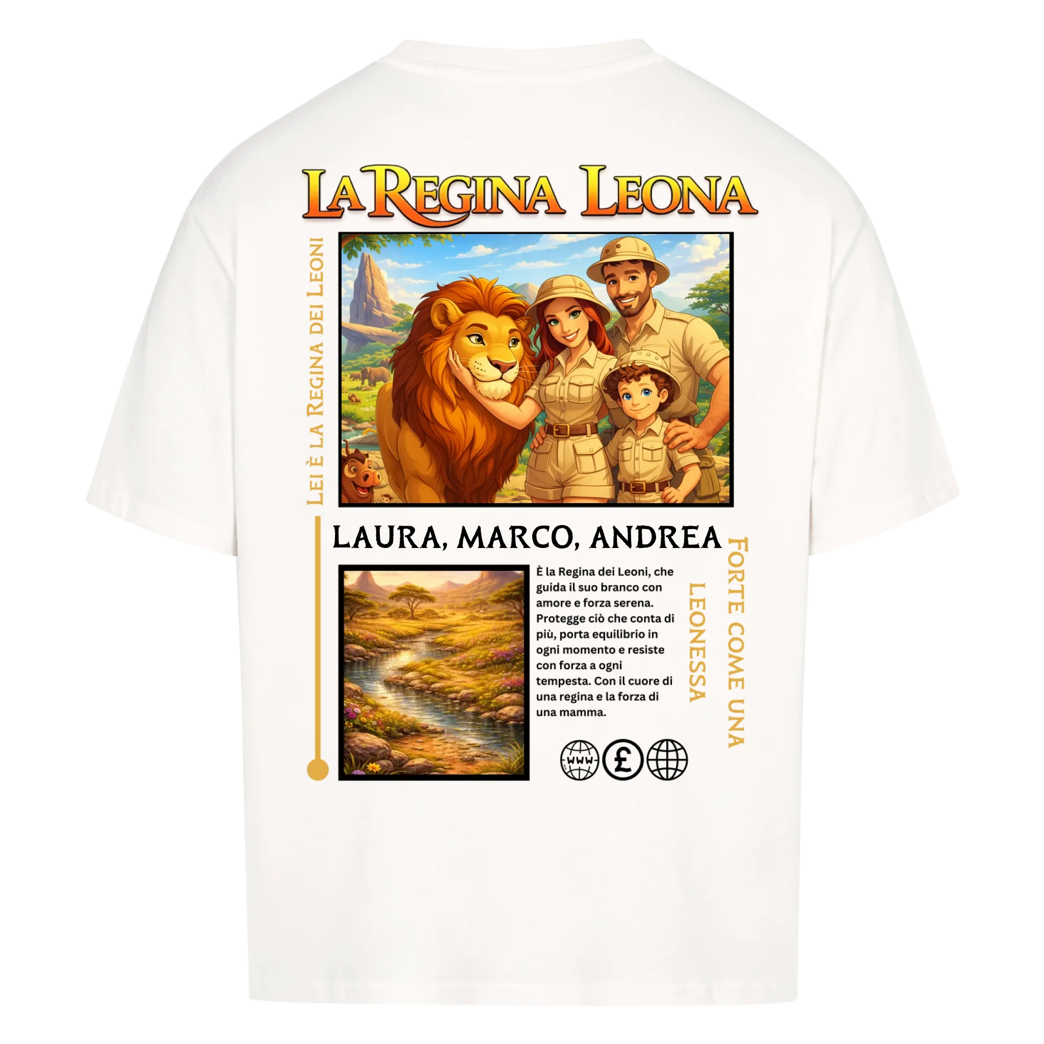 LA REGINA LEONA - Personalizzabile